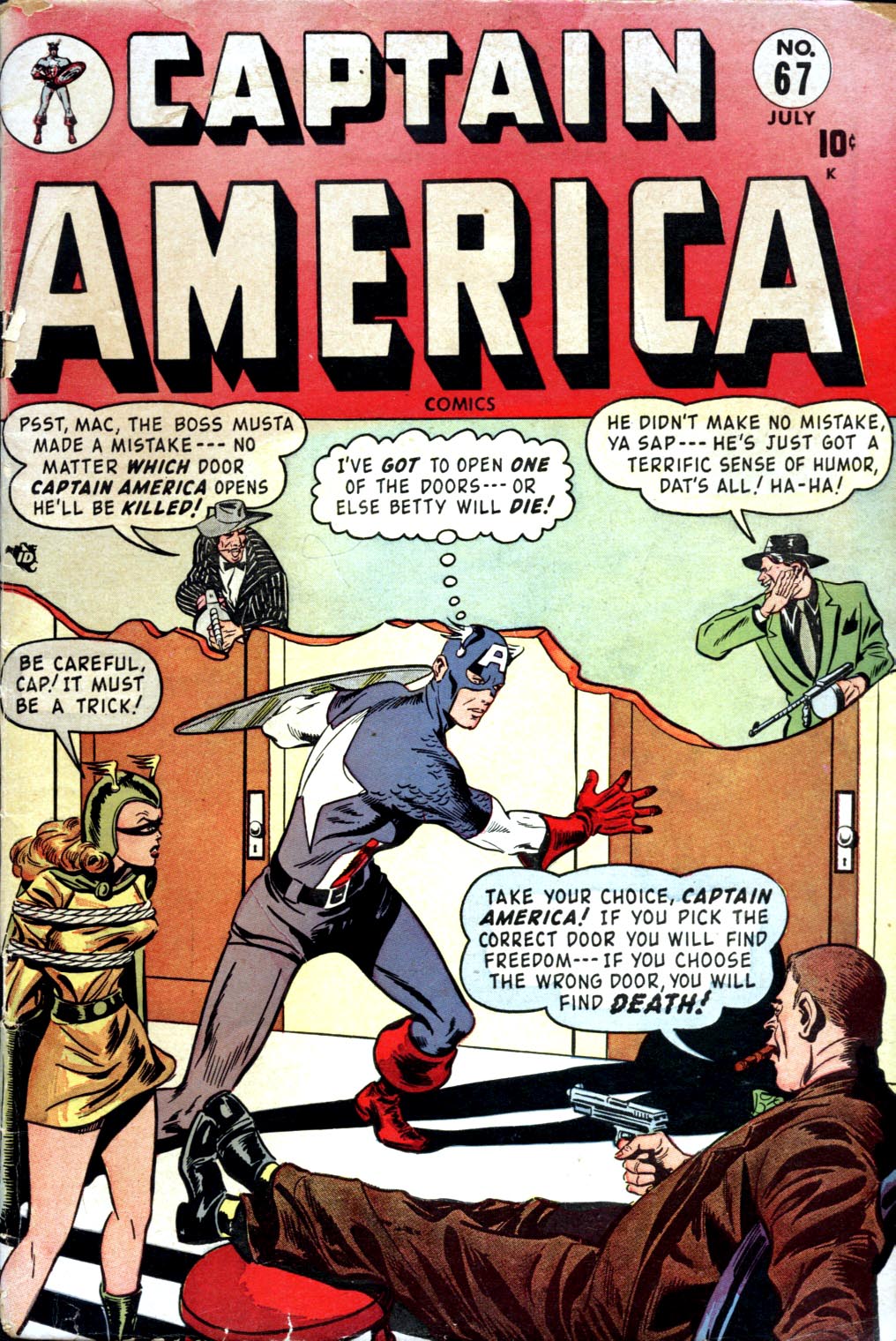 Read online Captain America Comics comic -  Issue #67 - 1
