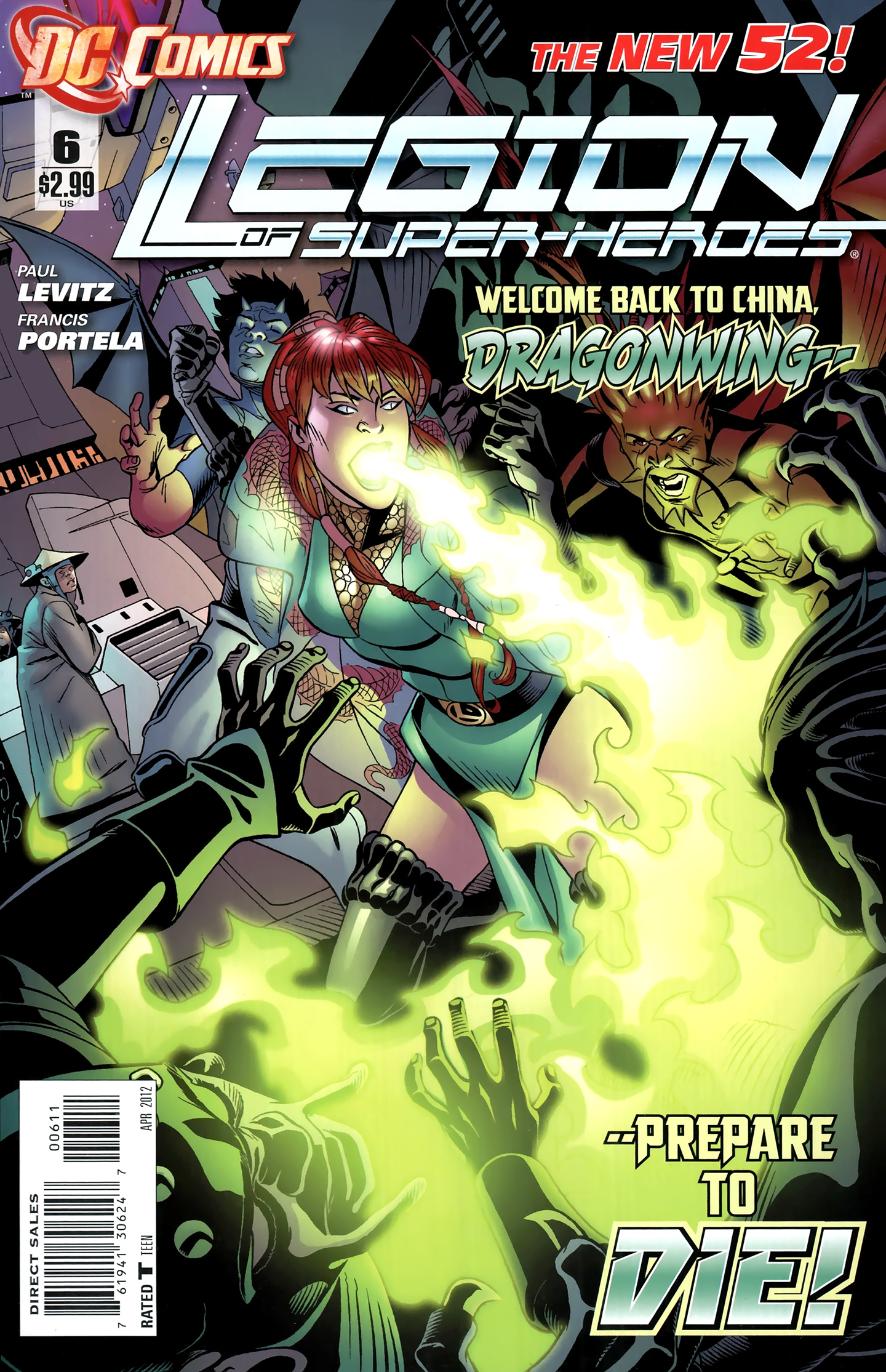 Read online Legion of Super-Heroes (2011) comic -  Issue #6 - 1
