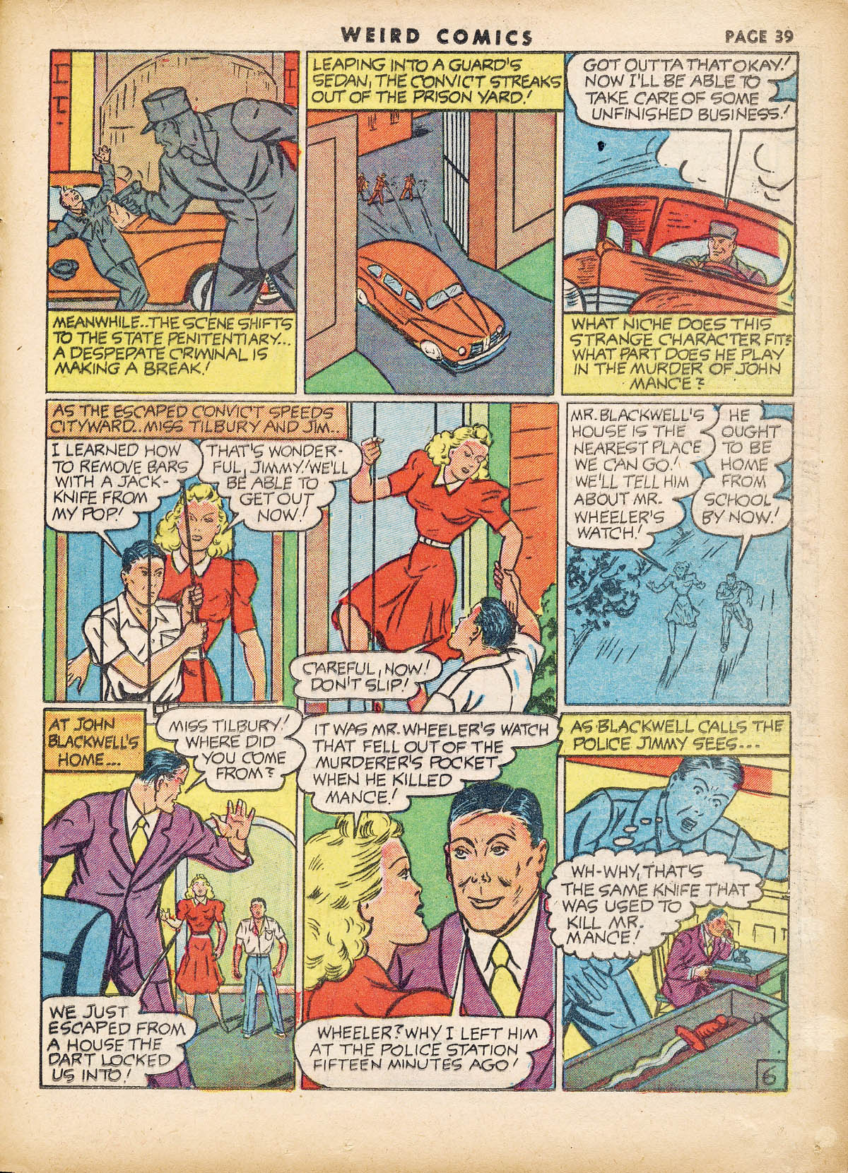 Read online Weird Comics comic -  Issue #19 - 40