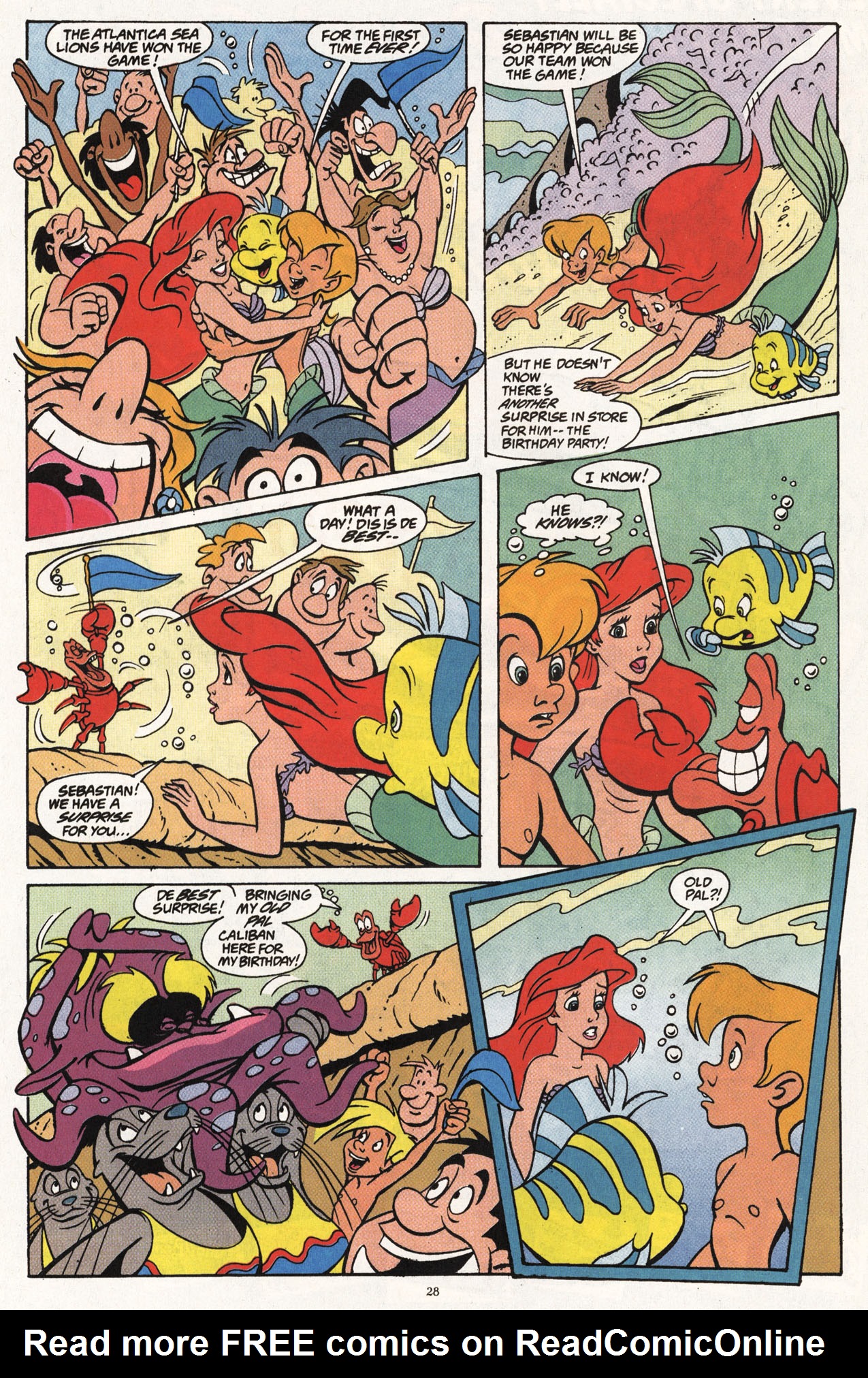 Read online Disney's The Little Mermaid comic -  Issue #10 - 29