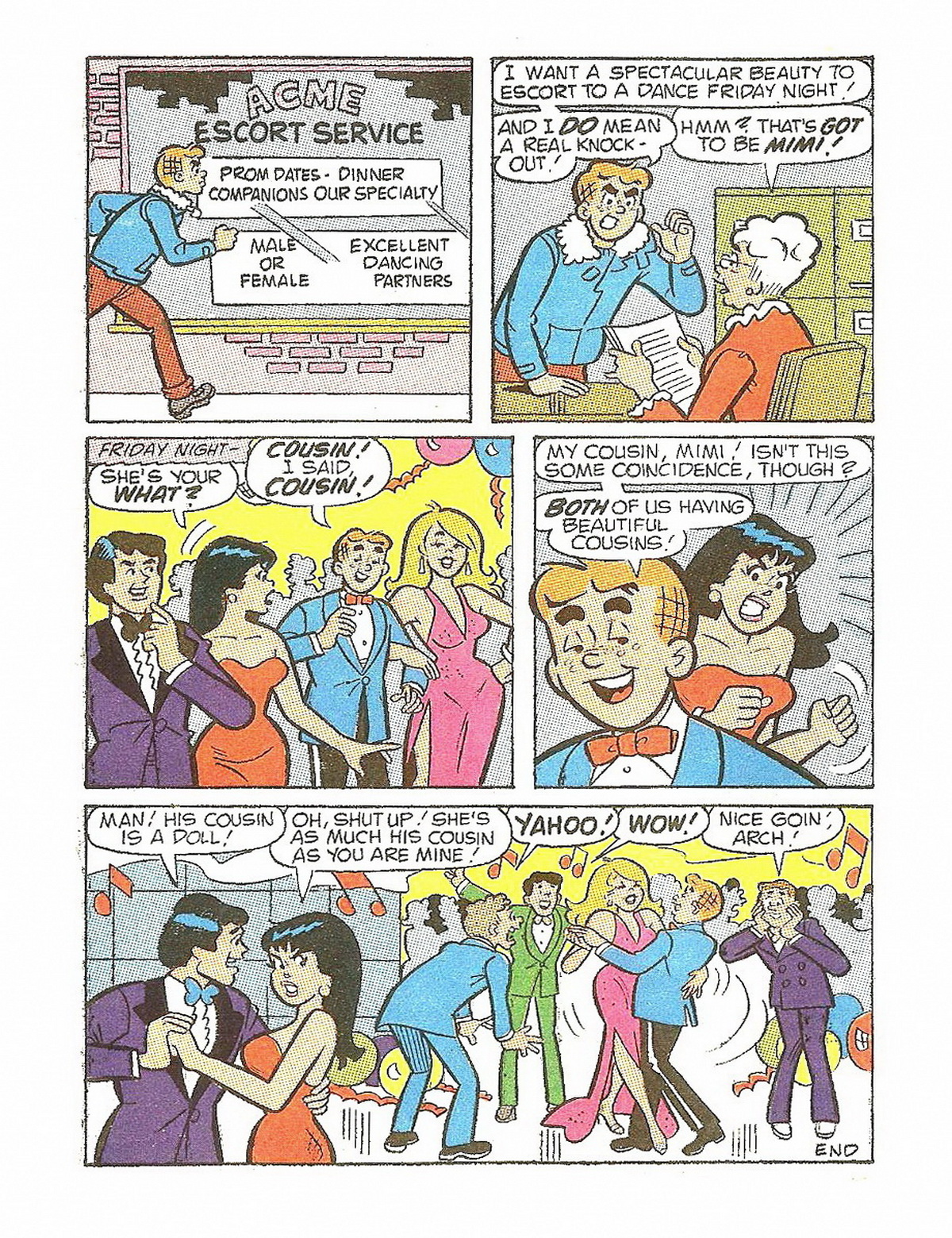 Read online Betty and Veronica Digest Magazine comic -  Issue #29 - 61