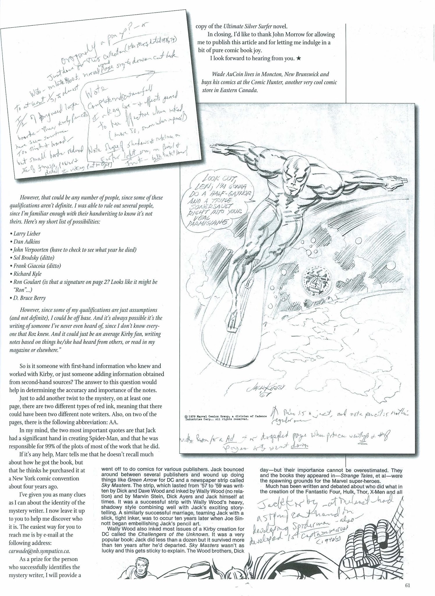 Read online The Jack Kirby Collector comic -  Issue #52 - 62