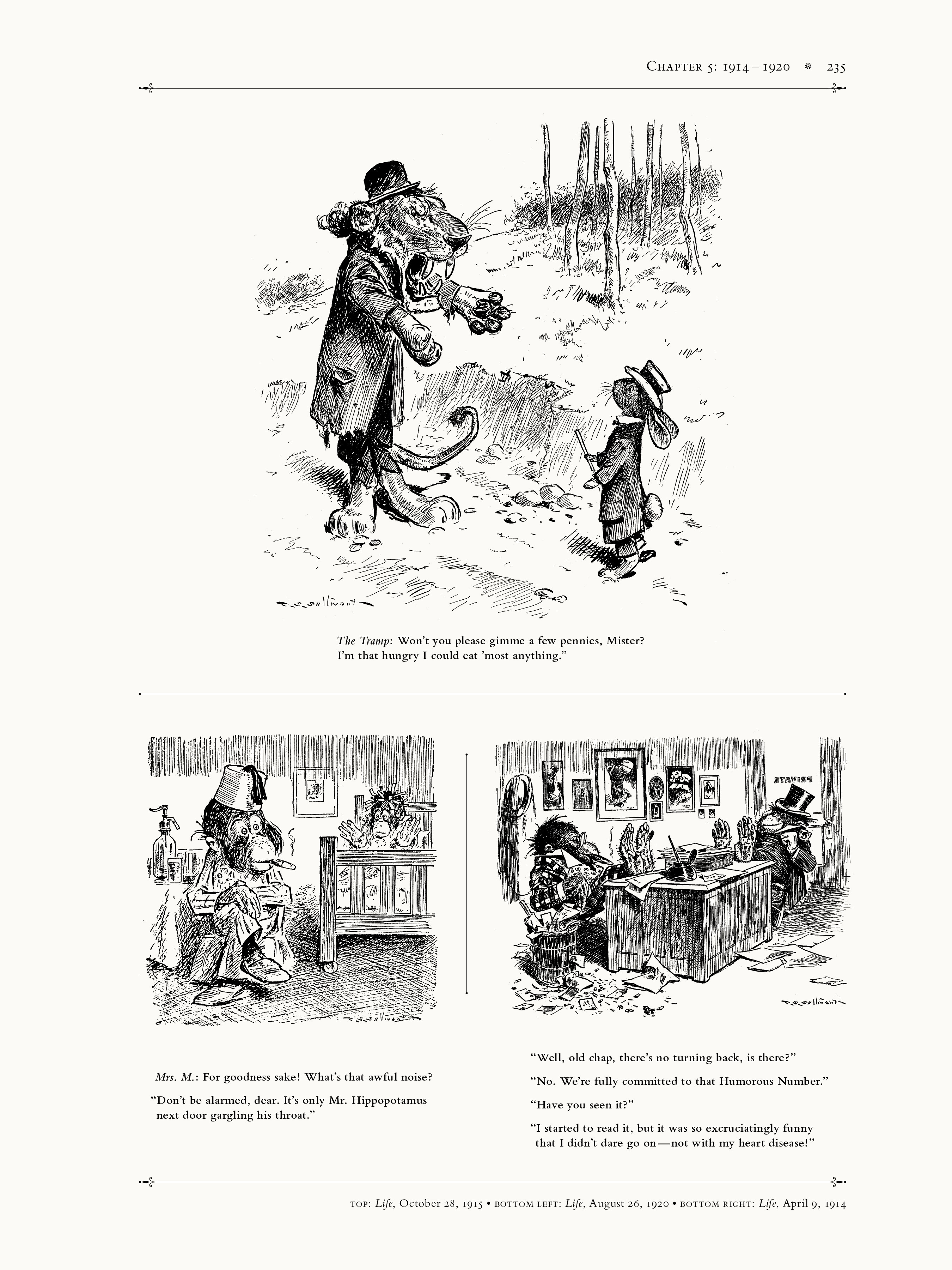 Read online A Cockeyed Menagerie: The Drawings of T.S. Sullivant comic -  Issue # TPB (Part 3) - 45