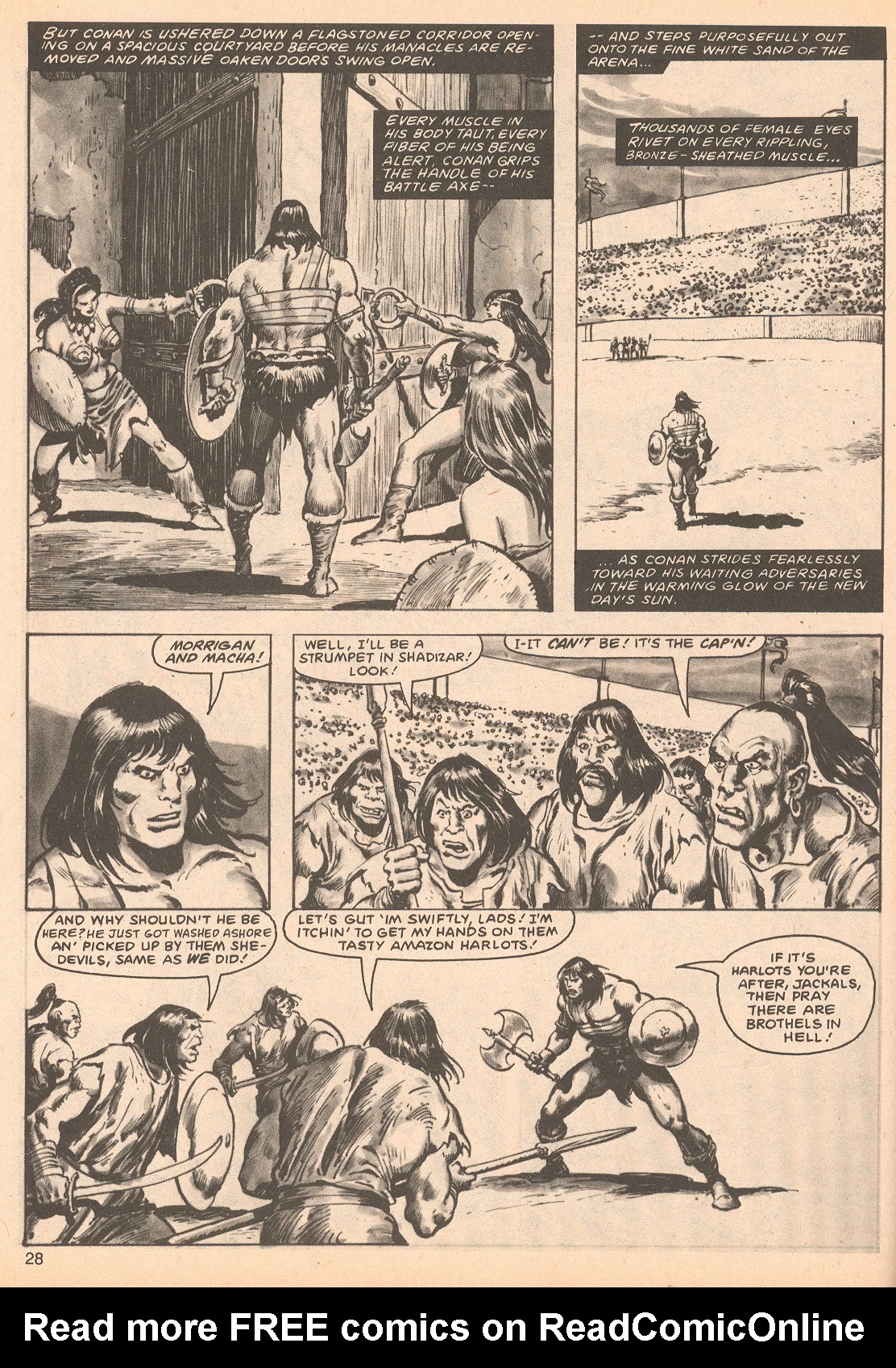 Read online The Savage Sword Of Conan comic -  Issue #62 - 28