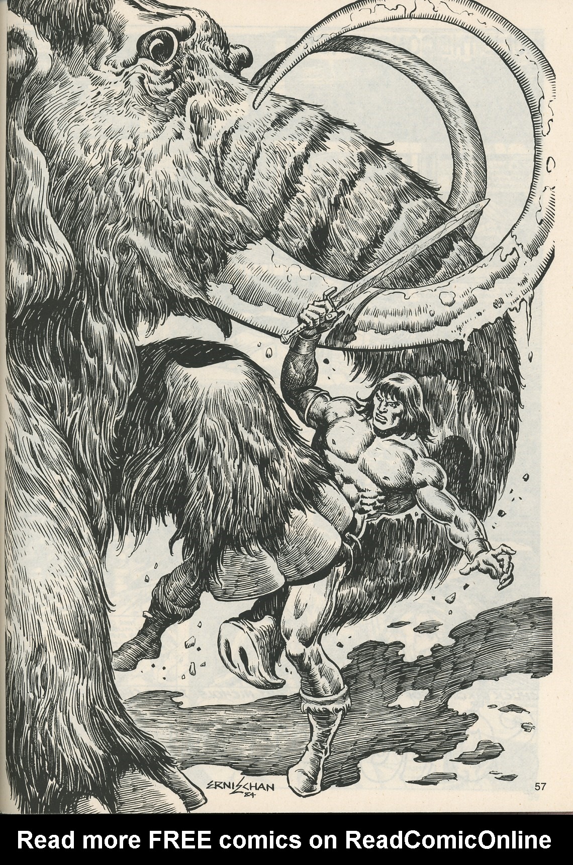 Read online The Savage Sword Of Conan comic -  Issue #124 - 57