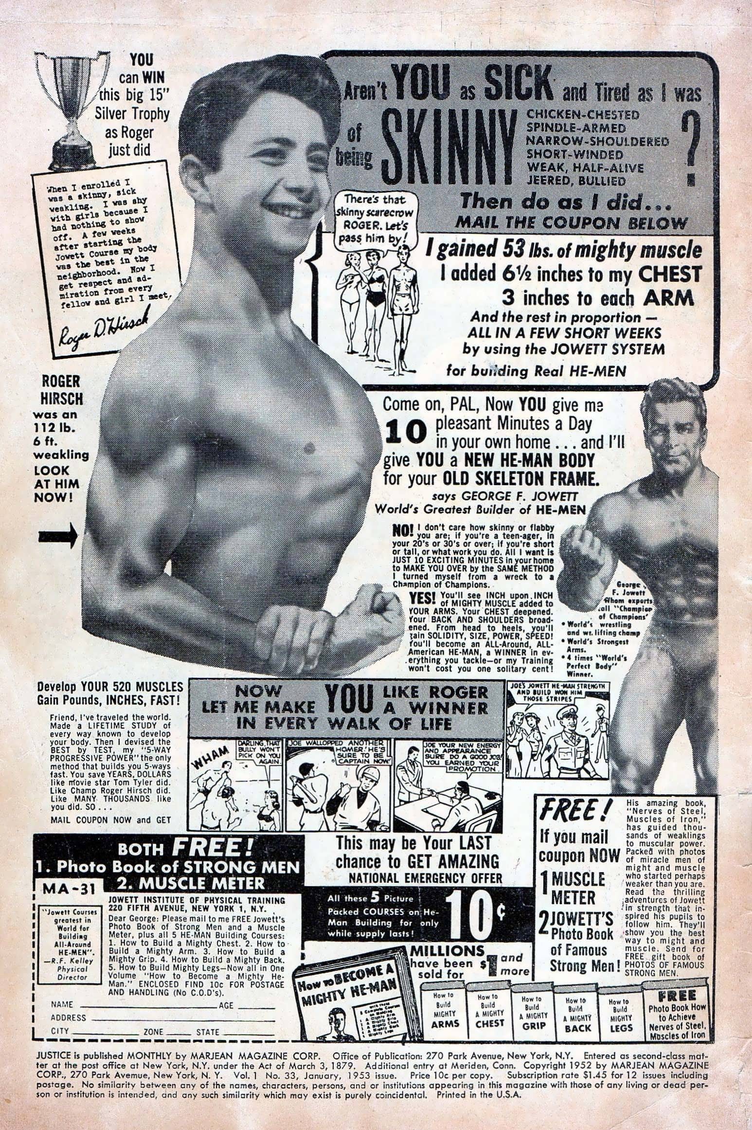 Read online Justice (1947) comic -  Issue #33 - 2