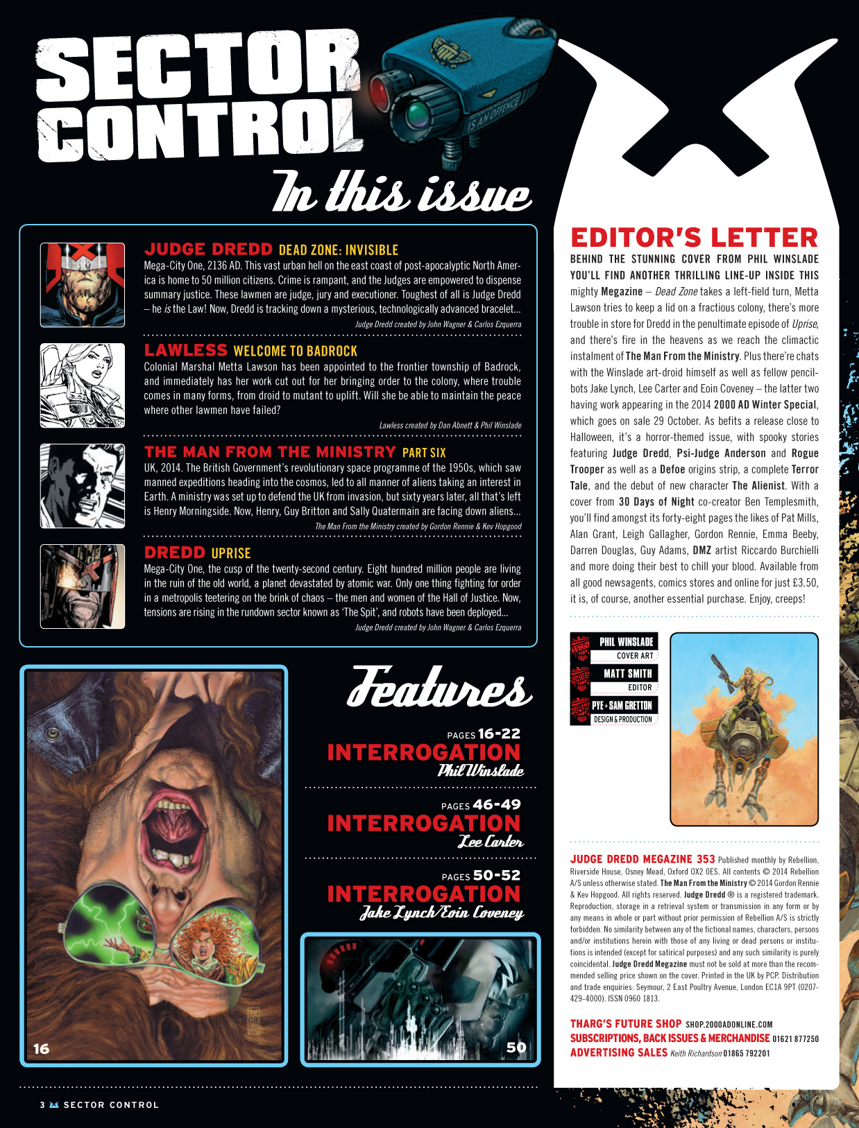 Read online Judge Dredd Megazine (Vol. 5) comic -  Issue #353 - 3