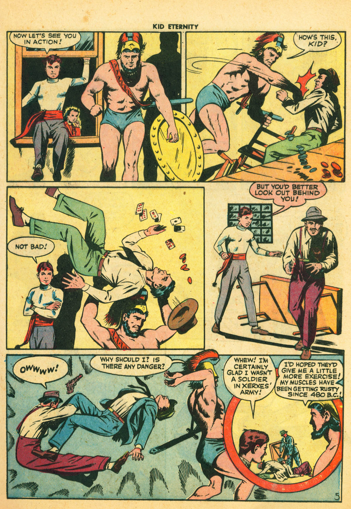 Read online Kid Eternity (1946) comic -  Issue #2 - 19