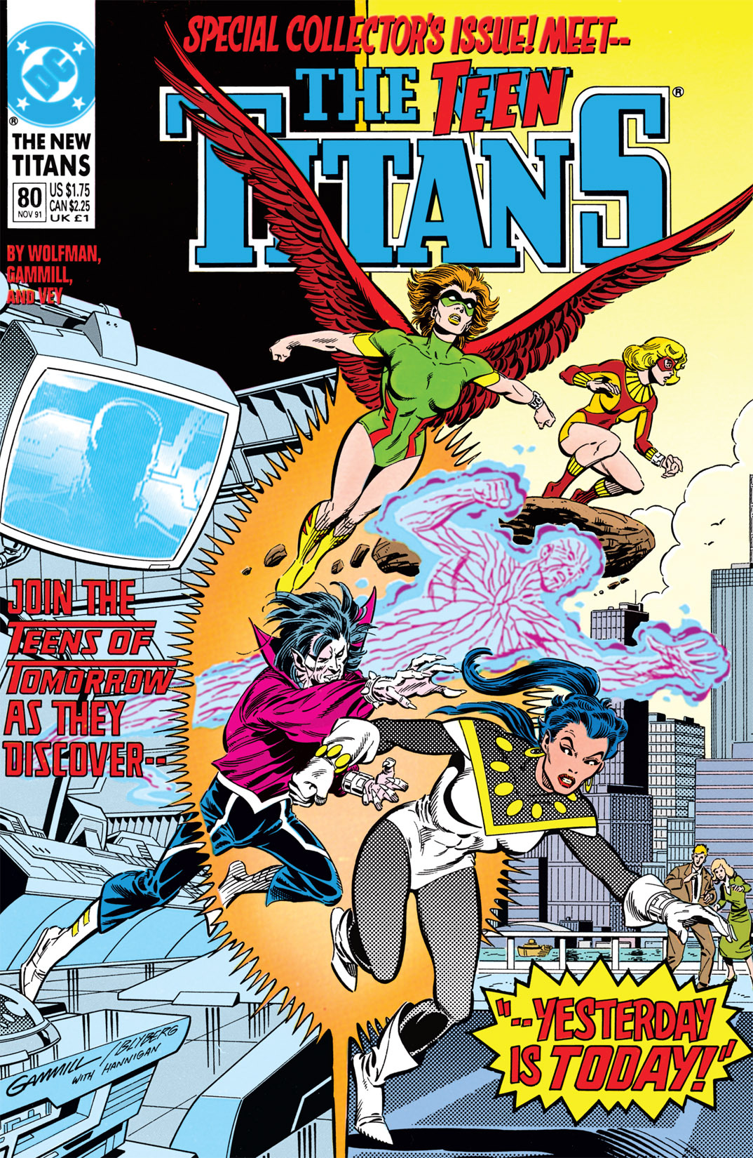 Read online The New Titans (1988) comic -  Issue #80 - 1