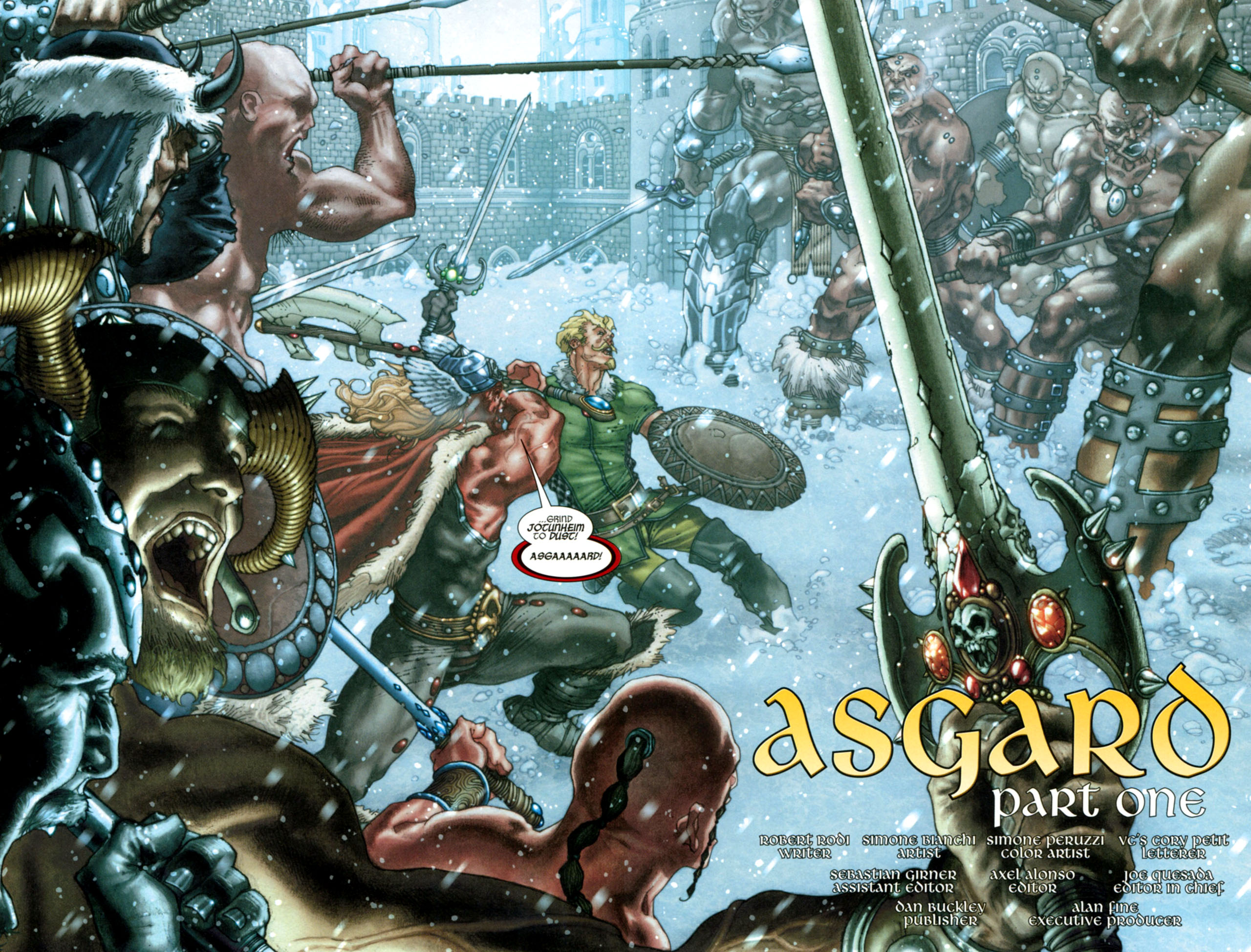 Read online Thor: For Asgard comic -  Issue #1 - 3