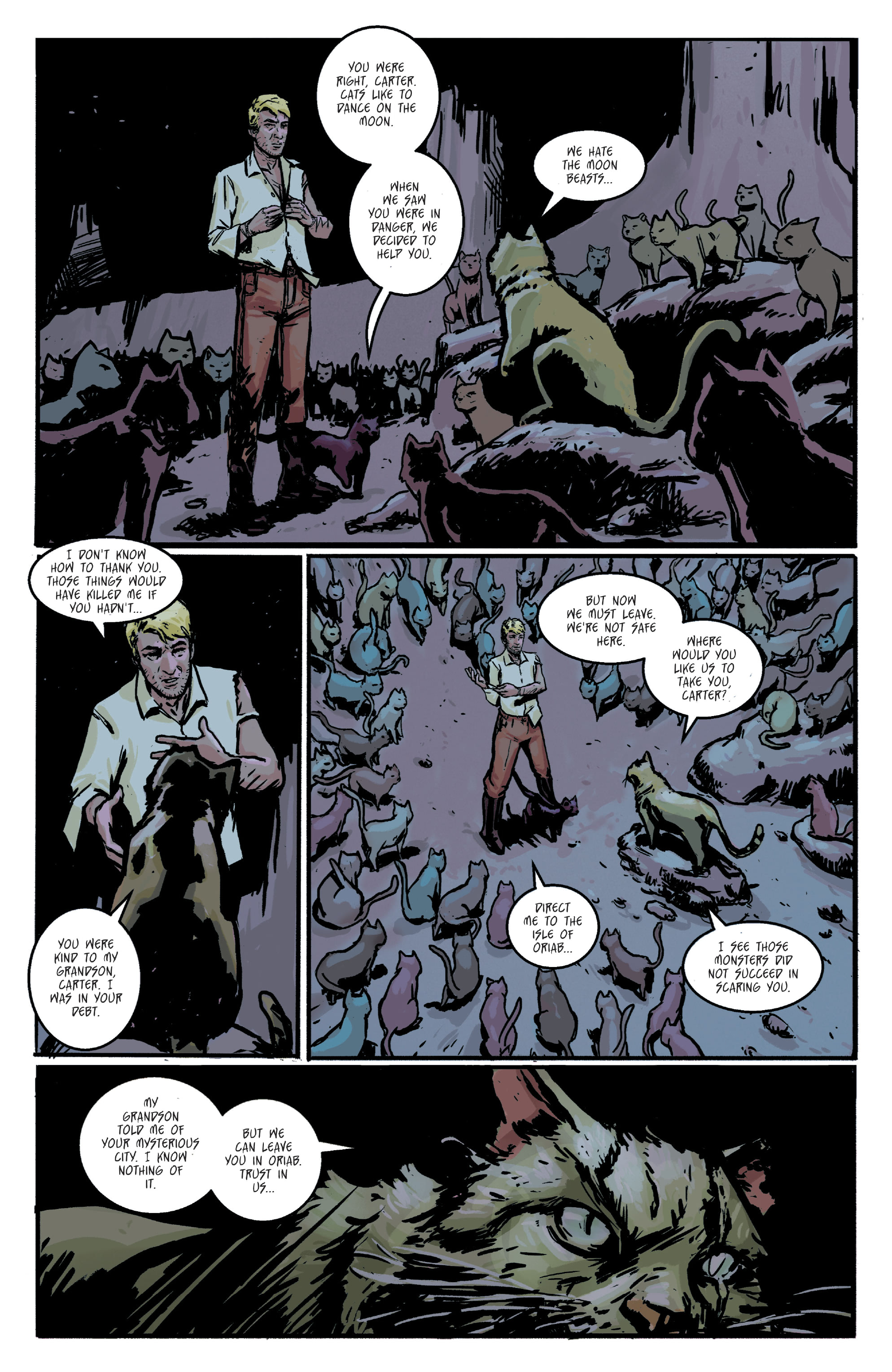 Read online Lovecraft Unknown Kadath comic -  Issue #2 - 12