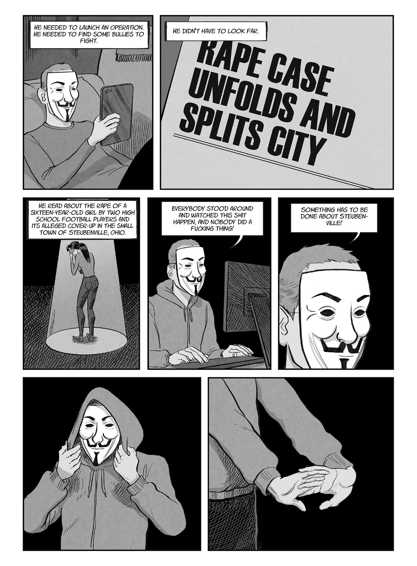 Read online A for Anonymous: How a Mysterious Hacker Collective Transformed the World comic -  Issue # TPB - 86