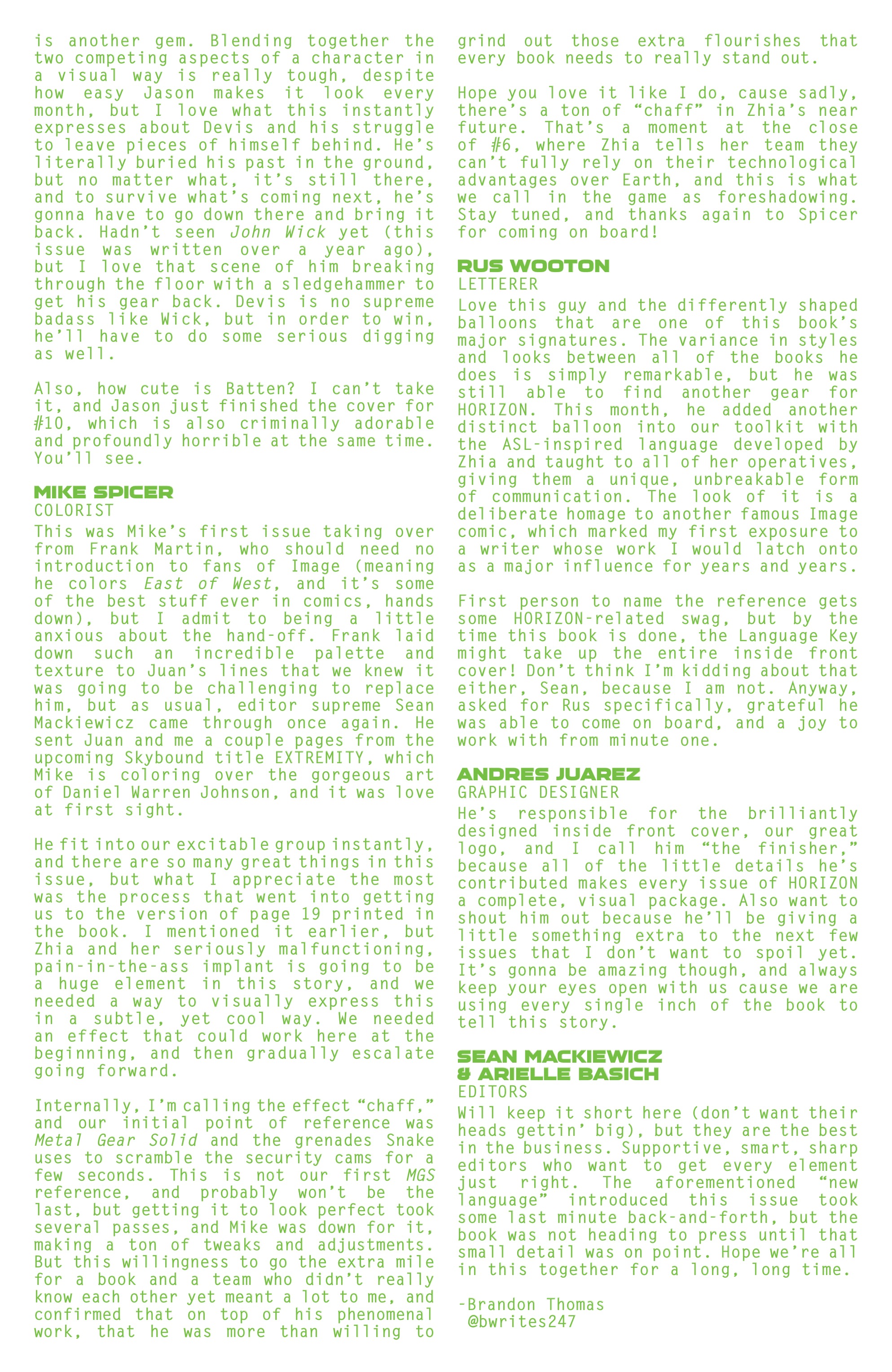 Read online Horizon comic -  Issue #7 - 23