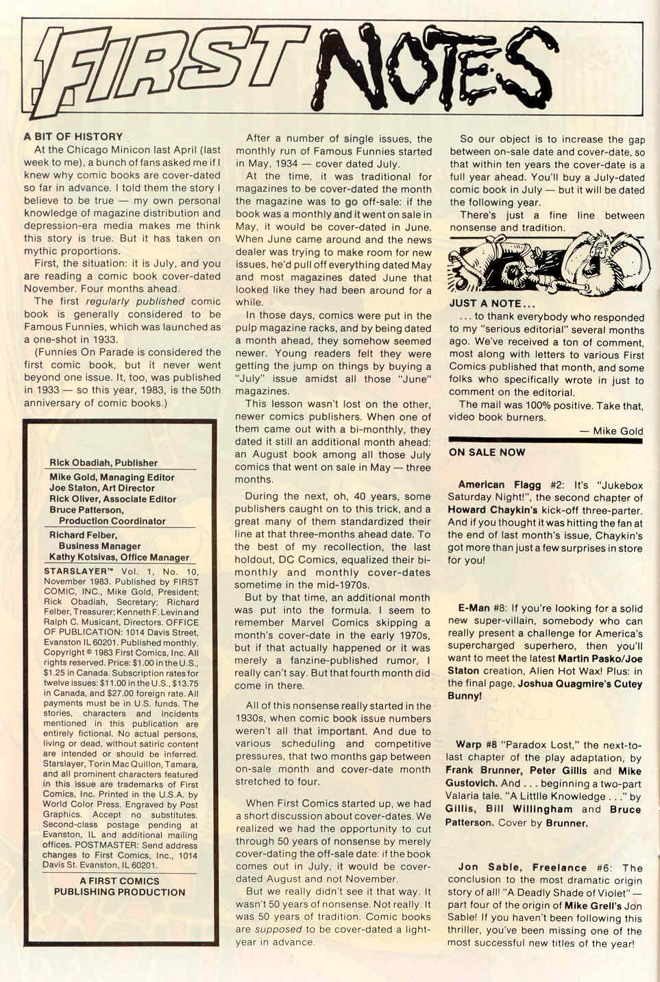 Read online Starslayer comic -  Issue #10 - 2