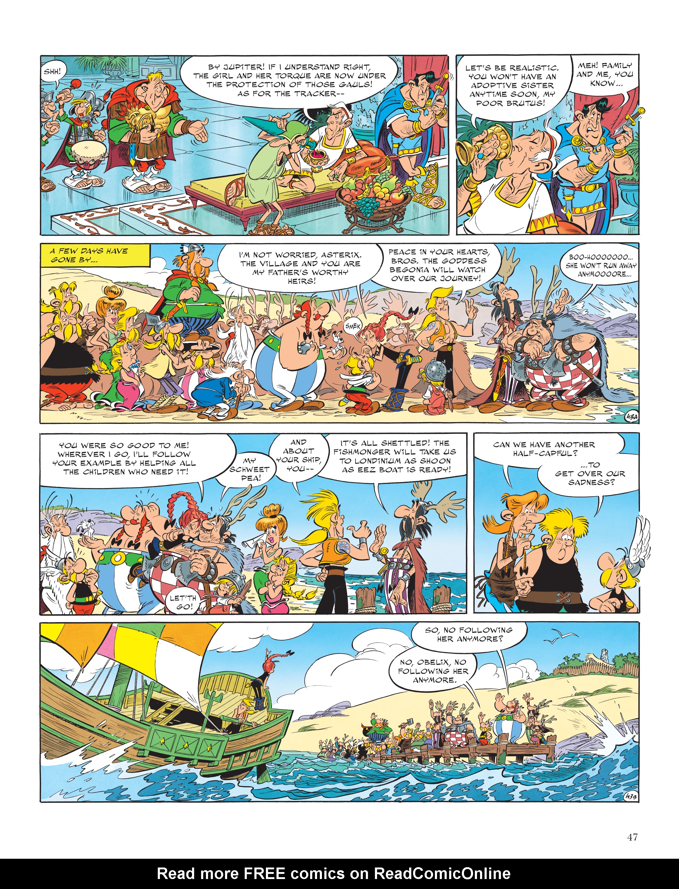 Read online Asterix comic -  Issue #38 - 48