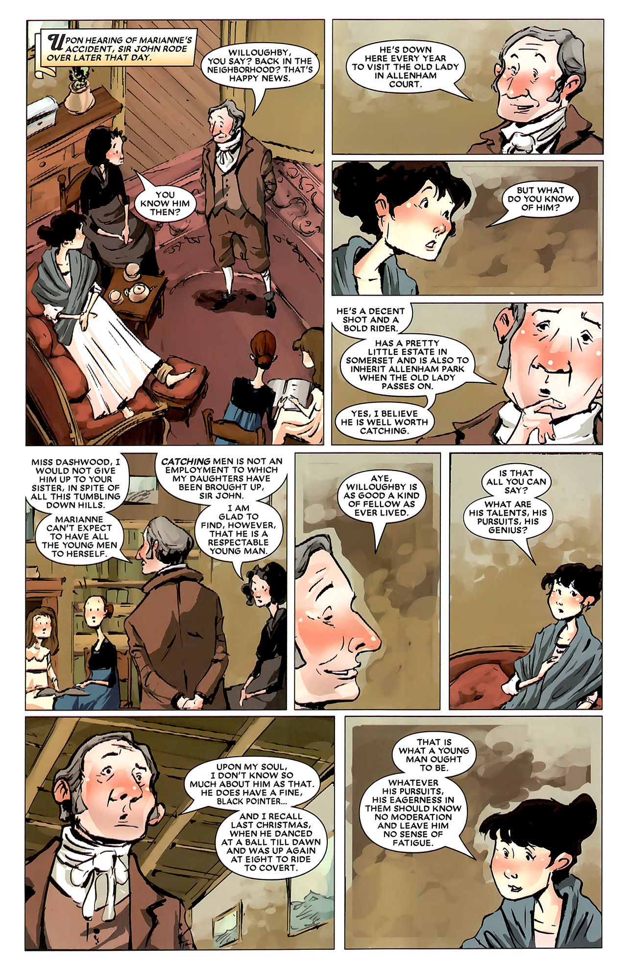 Read online Sense & Sensibility comic -  Issue #2 - 12