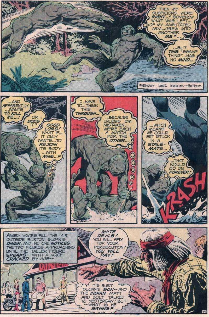 Read online Swamp Thing (1972) comic -  Issue #20 - 15