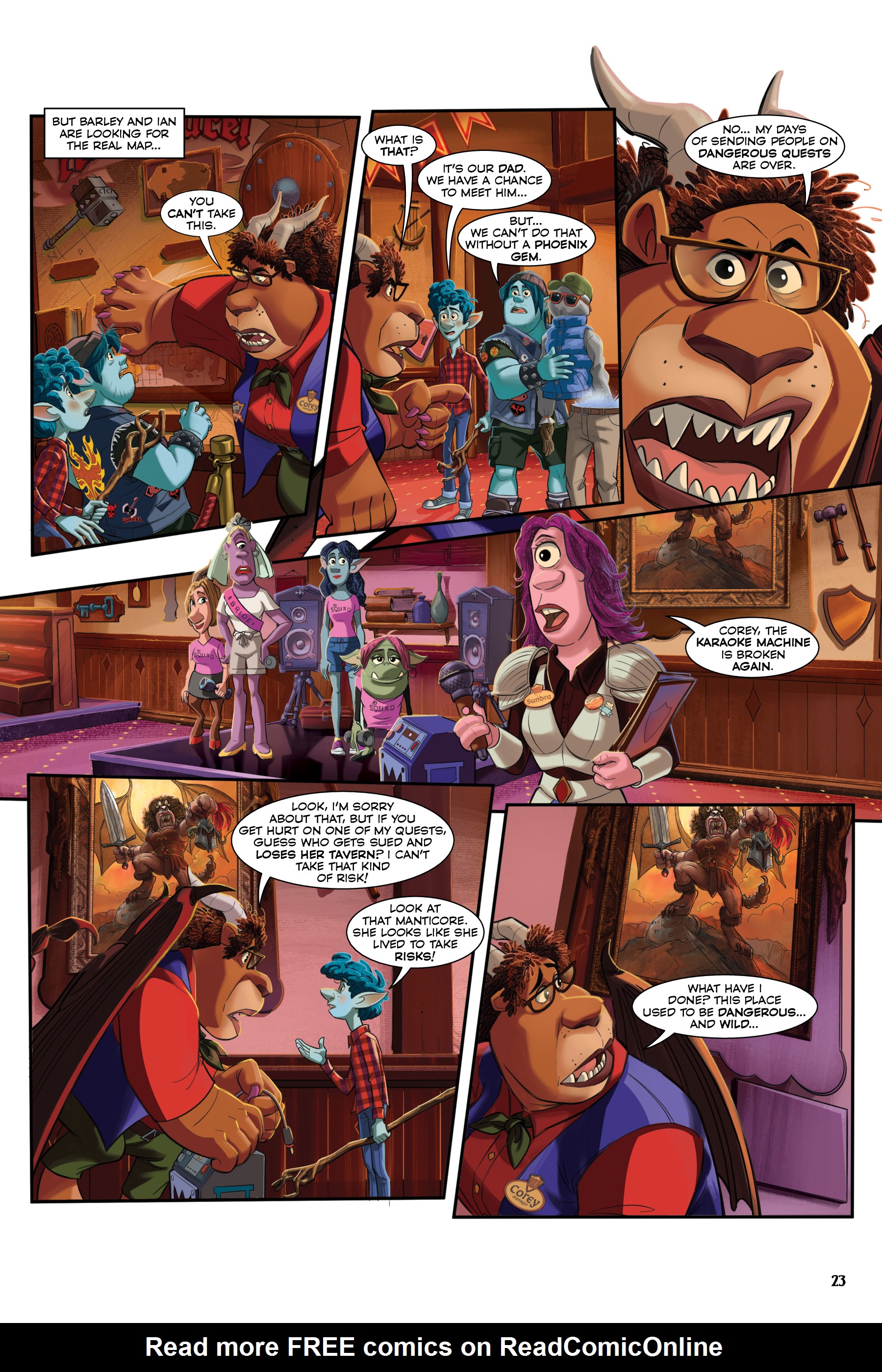 Read online Onward: The Story of the Movie in Comics comic -  Issue # TPB - 24