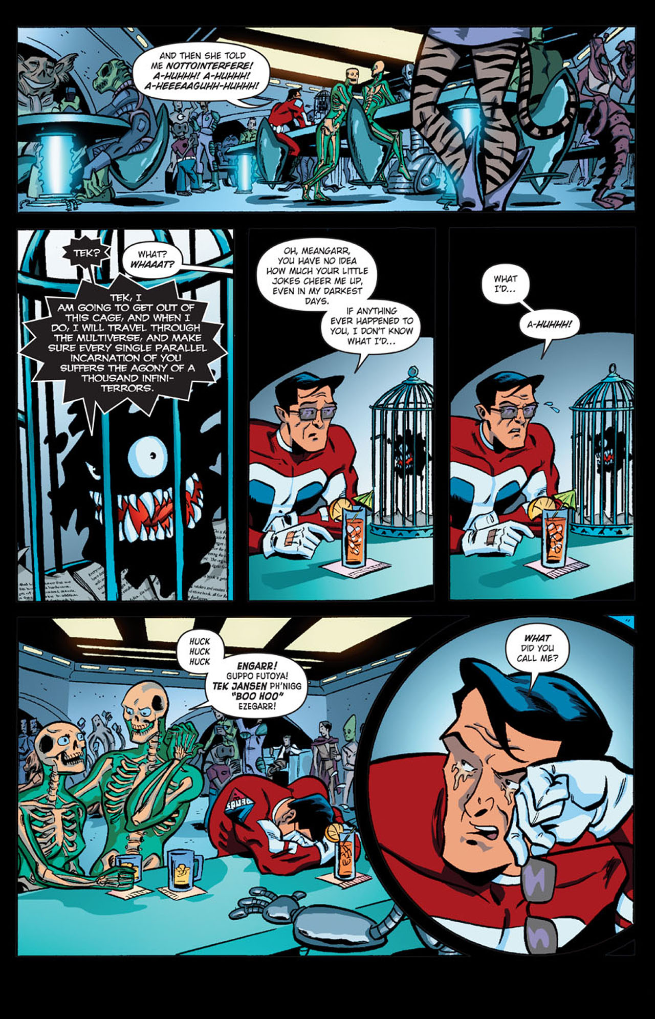 Read online Stephen Colbert's Tek Jansen comic -  Issue #1 - 14