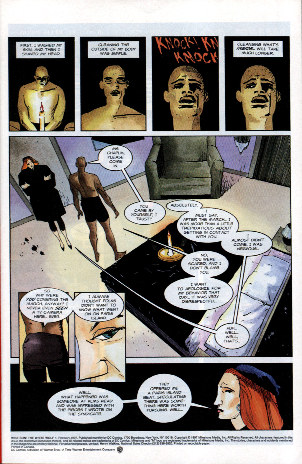 Read online Wise Son: The White Wolf comic -  Issue #4 - 2