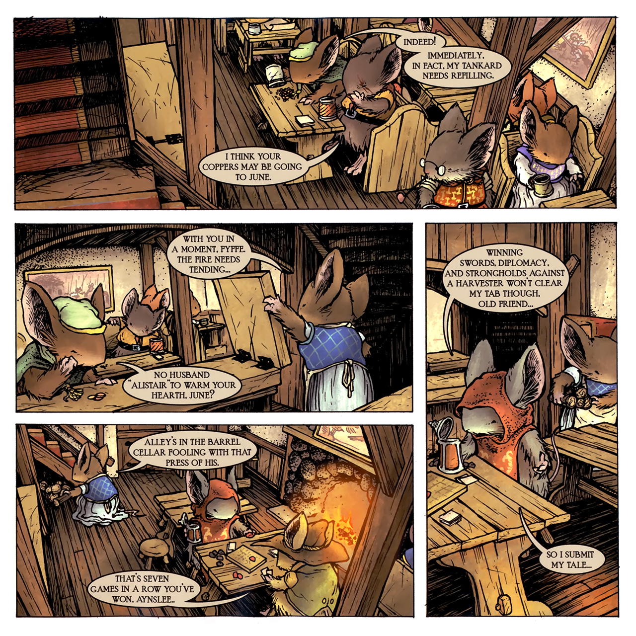 Read online Mouse Guard: Legends of the Guard comic -  Issue #3 - 10