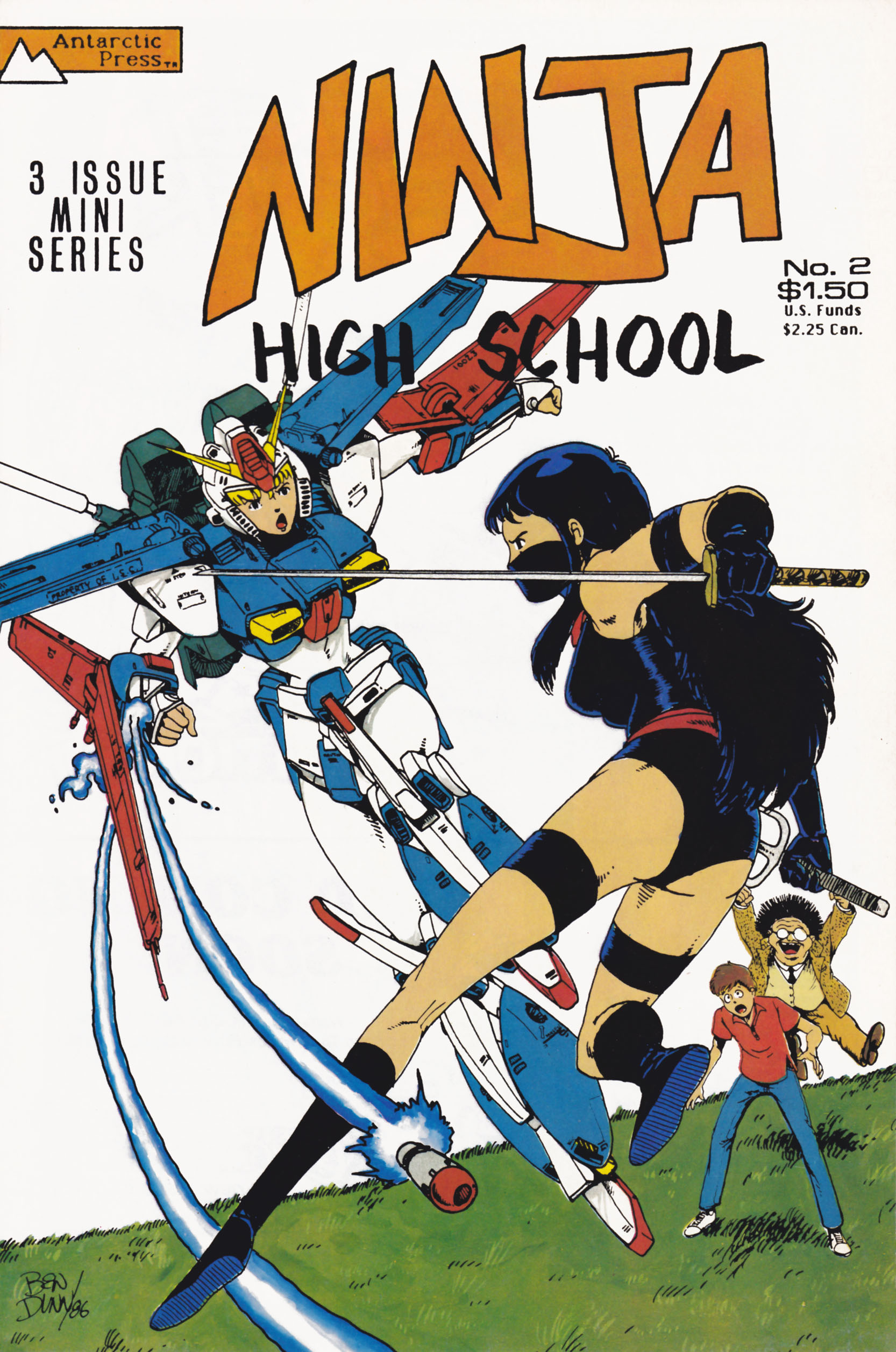 Read online Ninja High School (1986) comic -  Issue #2 - 1