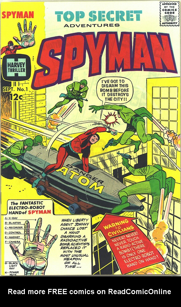 Read online Spyman comic -  Issue #1 - 2