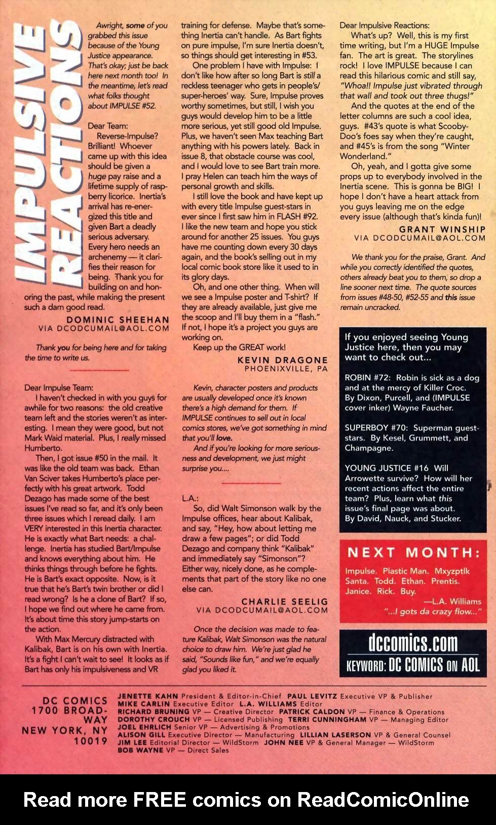 Read online Impulse (1995) comic -  Issue #56 - 23