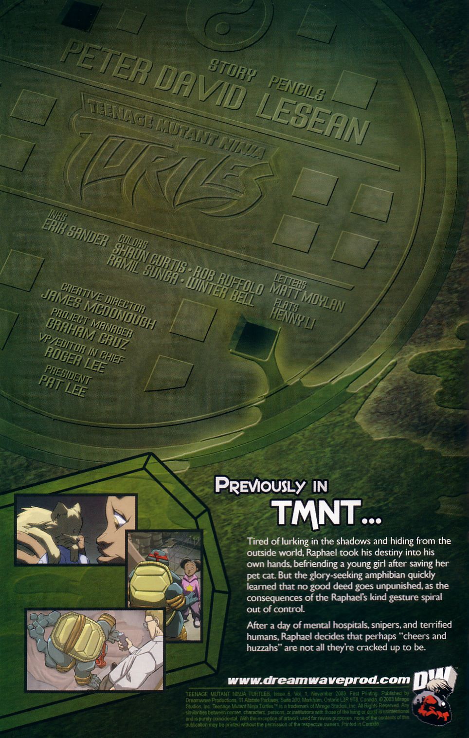 Teenage Mutant Ninja Turtles (2003) Issue #6 #6 - English 2