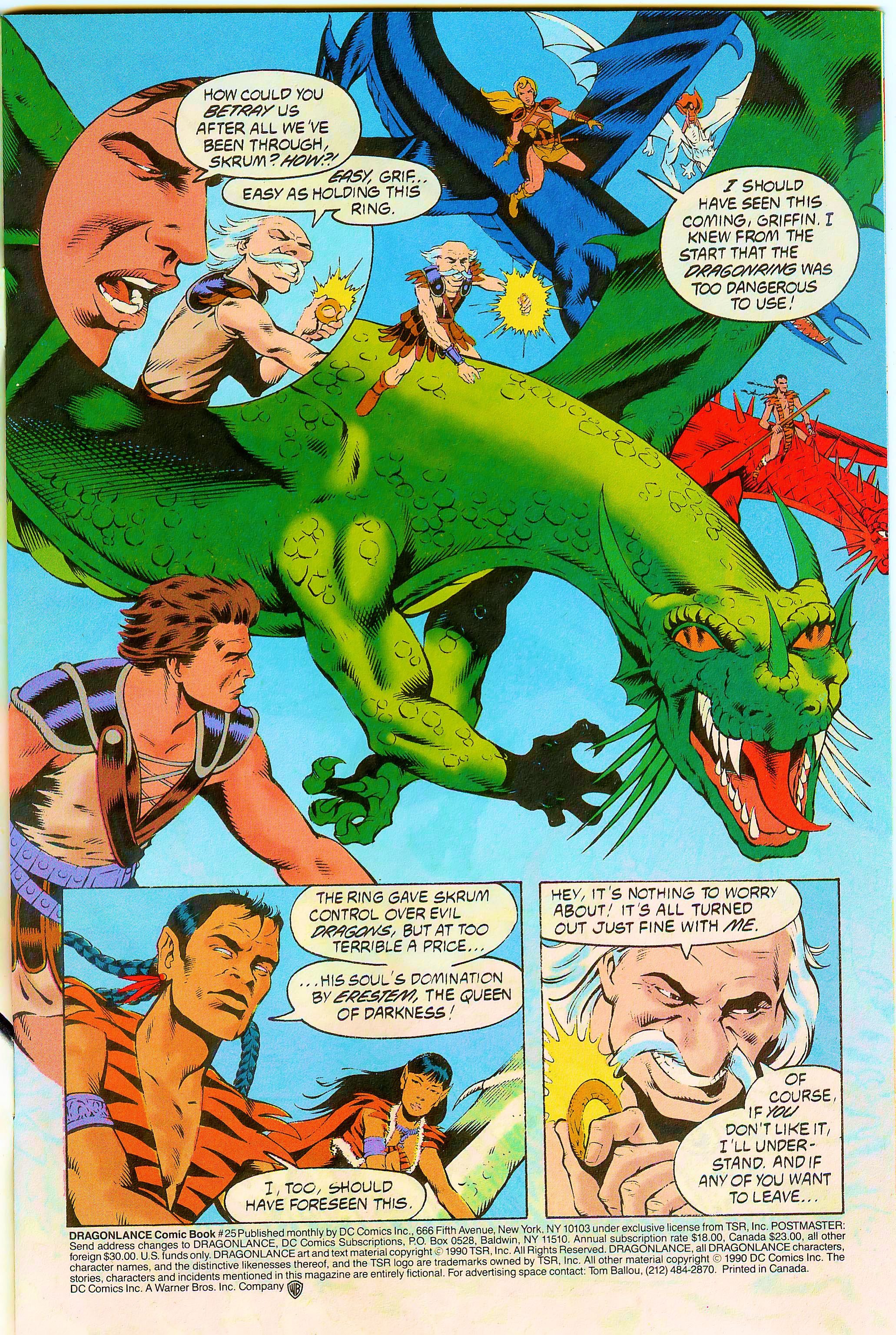 Read online Dragonlance comic -  Issue #25 - 3