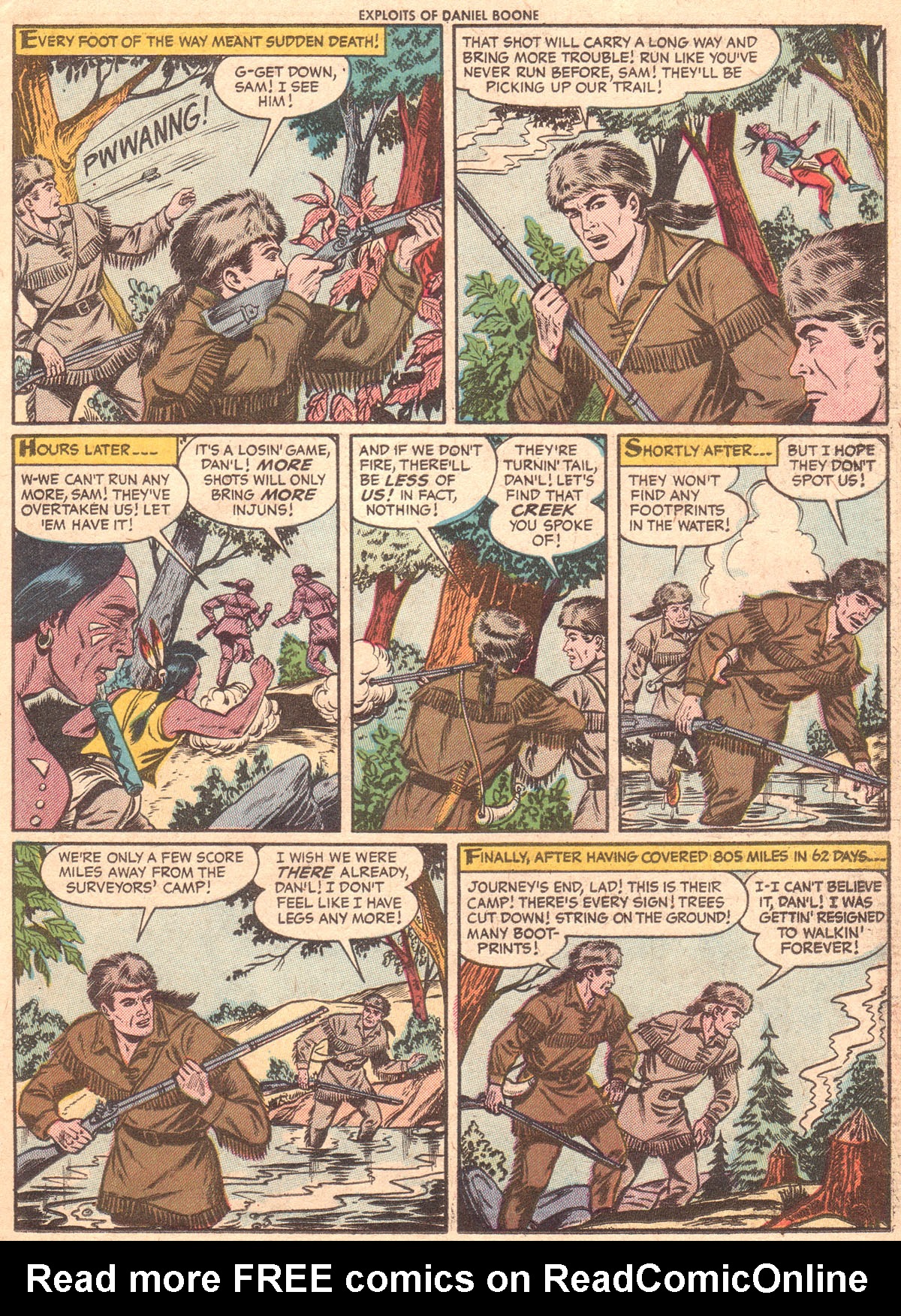 Read online Exploits of Daniel Boone comic -  Issue #5 - 23