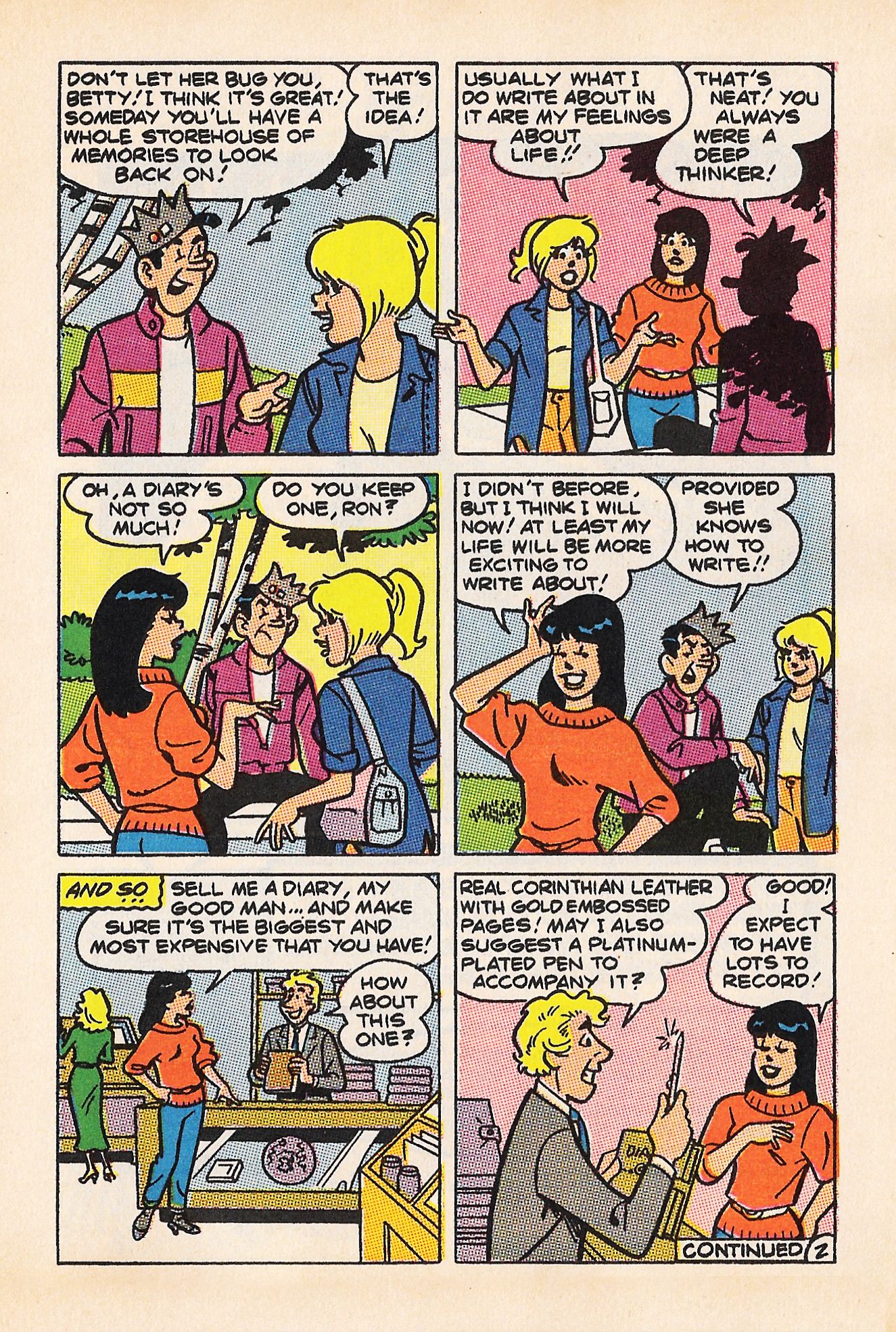 Read online Betty and Veronica Digest Magazine comic -  Issue #52 - 123