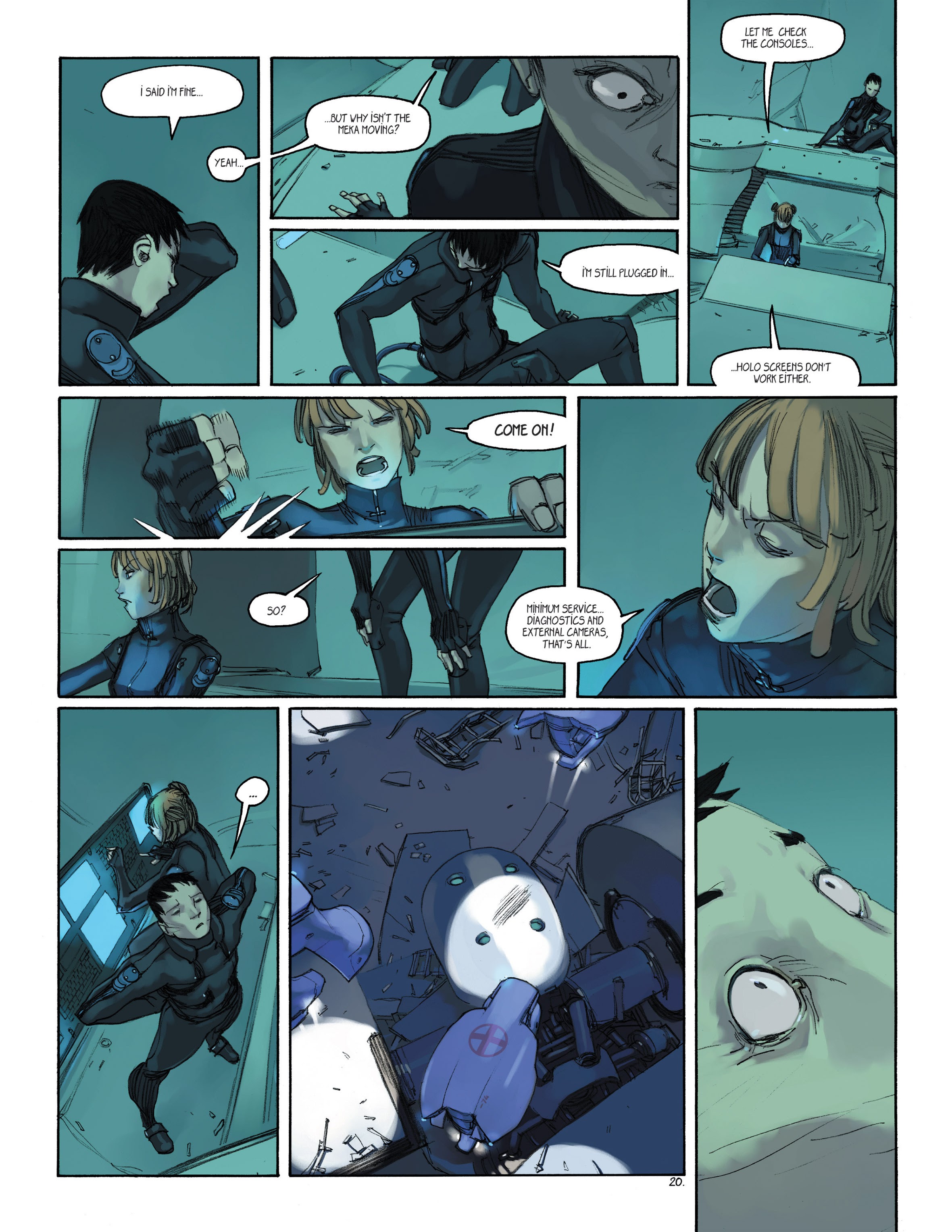 Read online Meka comic -  Issue #1 - 22