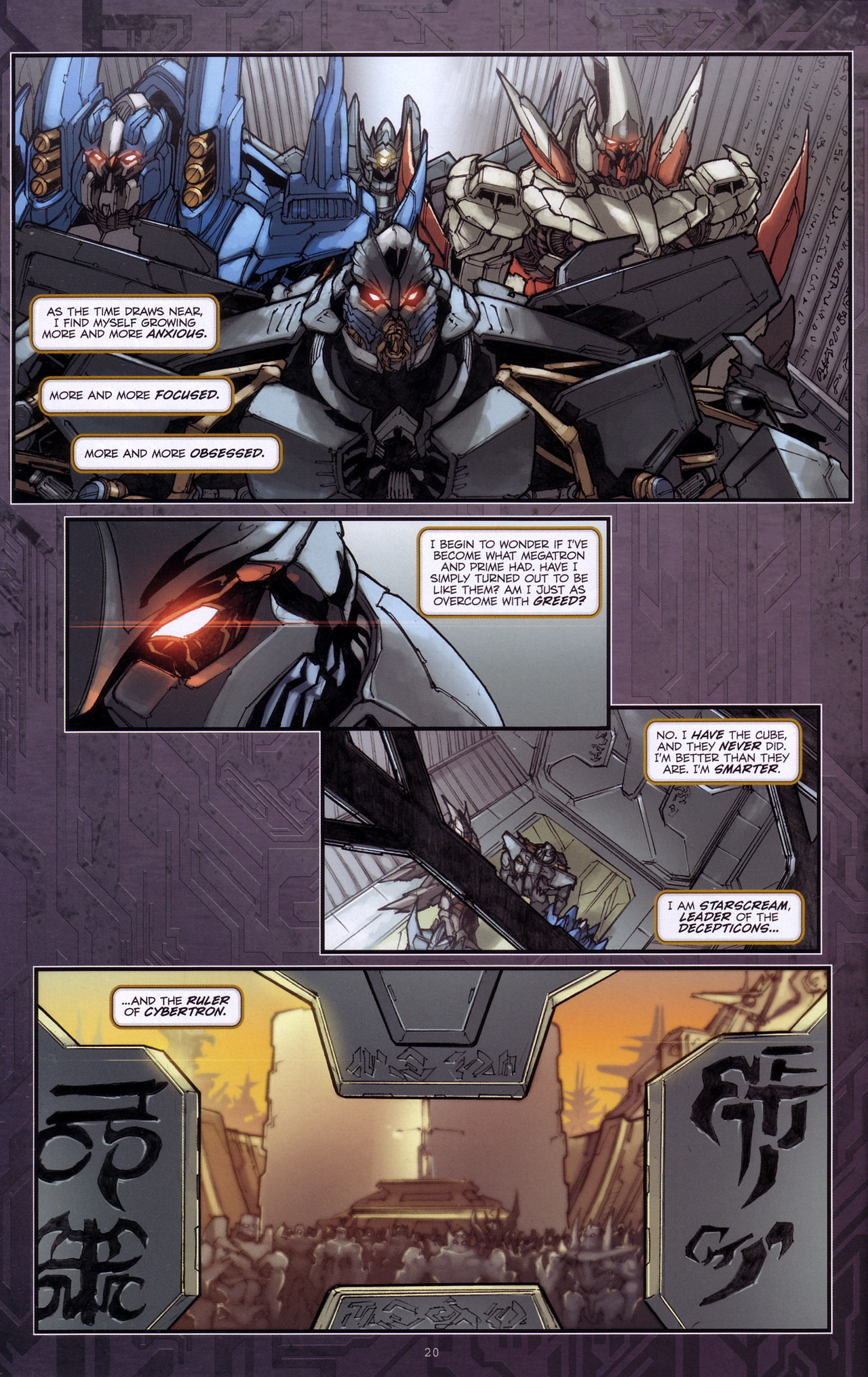 Read online Transformers: The Reign of Starscream comic -  Issue #4 - 22