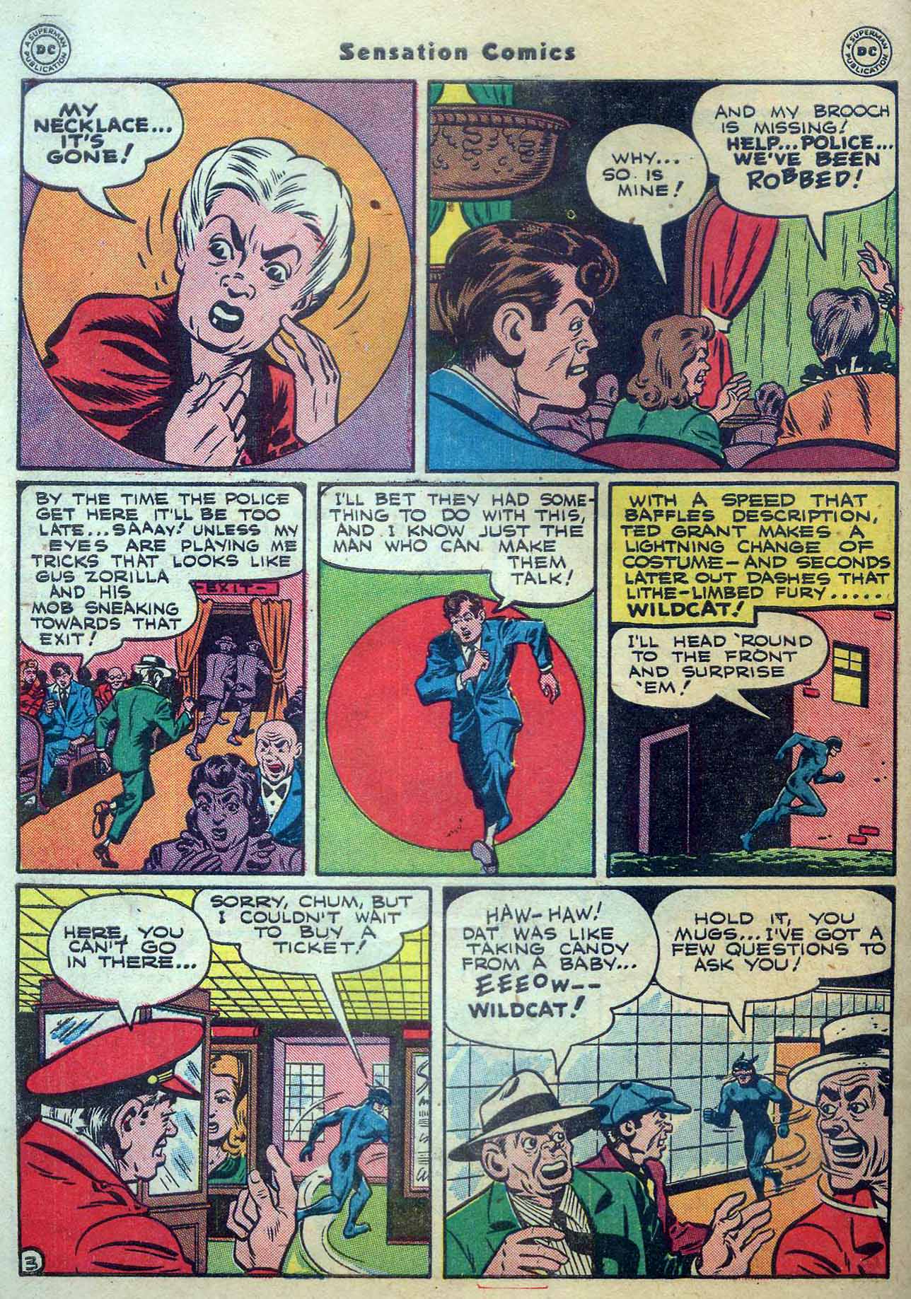 Read online Sensation (Mystery) Comics comic -  Issue #56 - 44