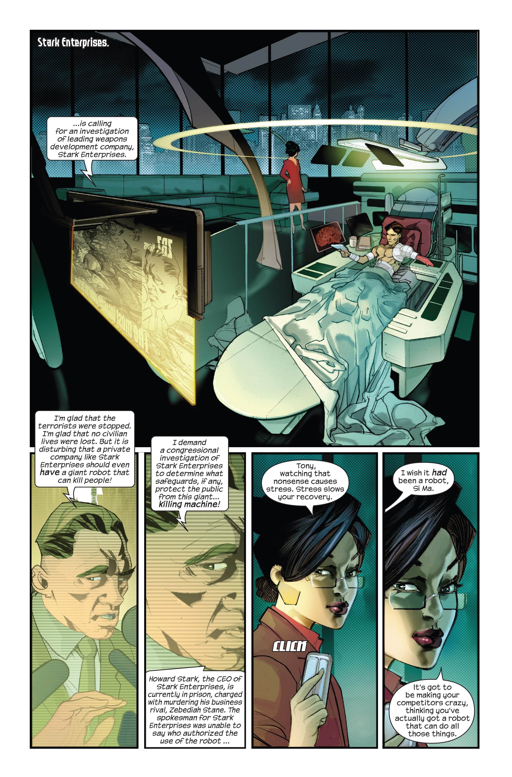 Read online Ultimate Iron Man II comic -  Issue #1 - 4