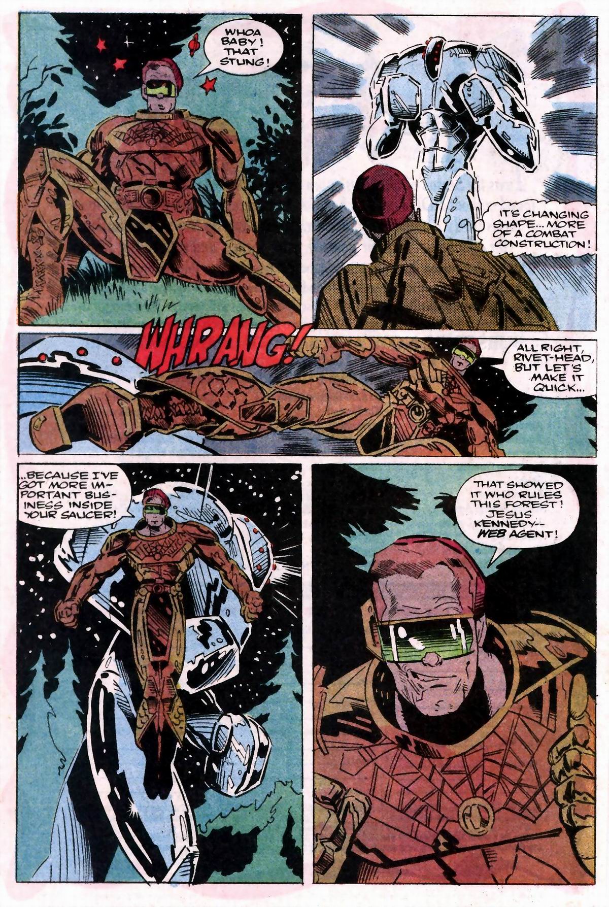 Read online The Web (1991) comic -  Issue #4 - 12