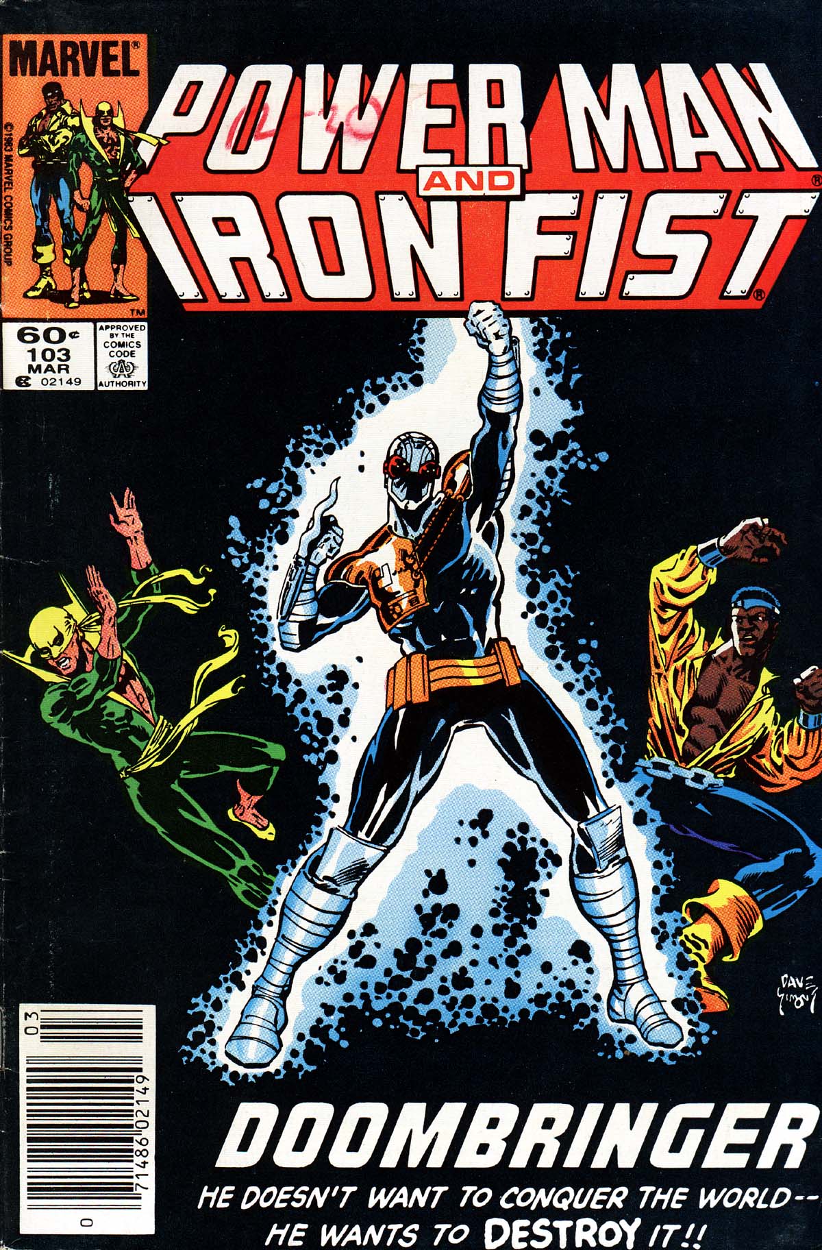 Read online Power Man and Iron Fist (1978) comic -  Issue #103 - 1