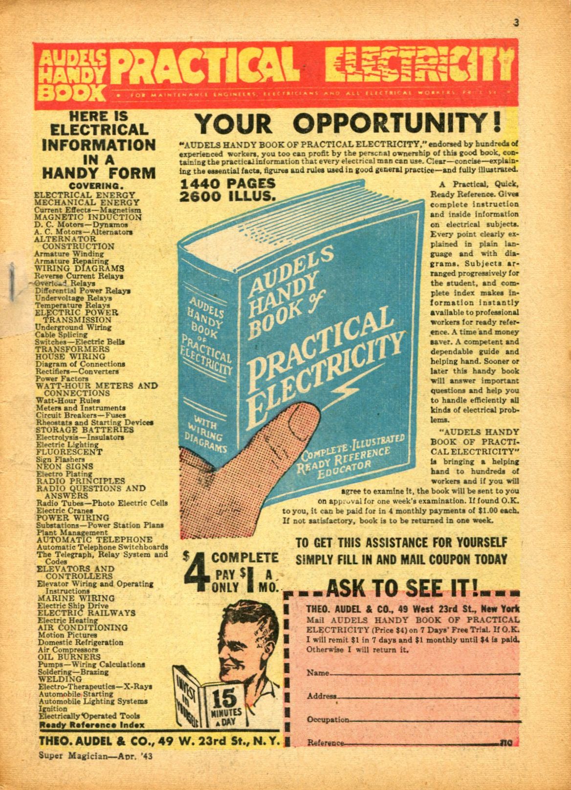 Read online Super-Magician Comics comic -  Issue #12 - 3