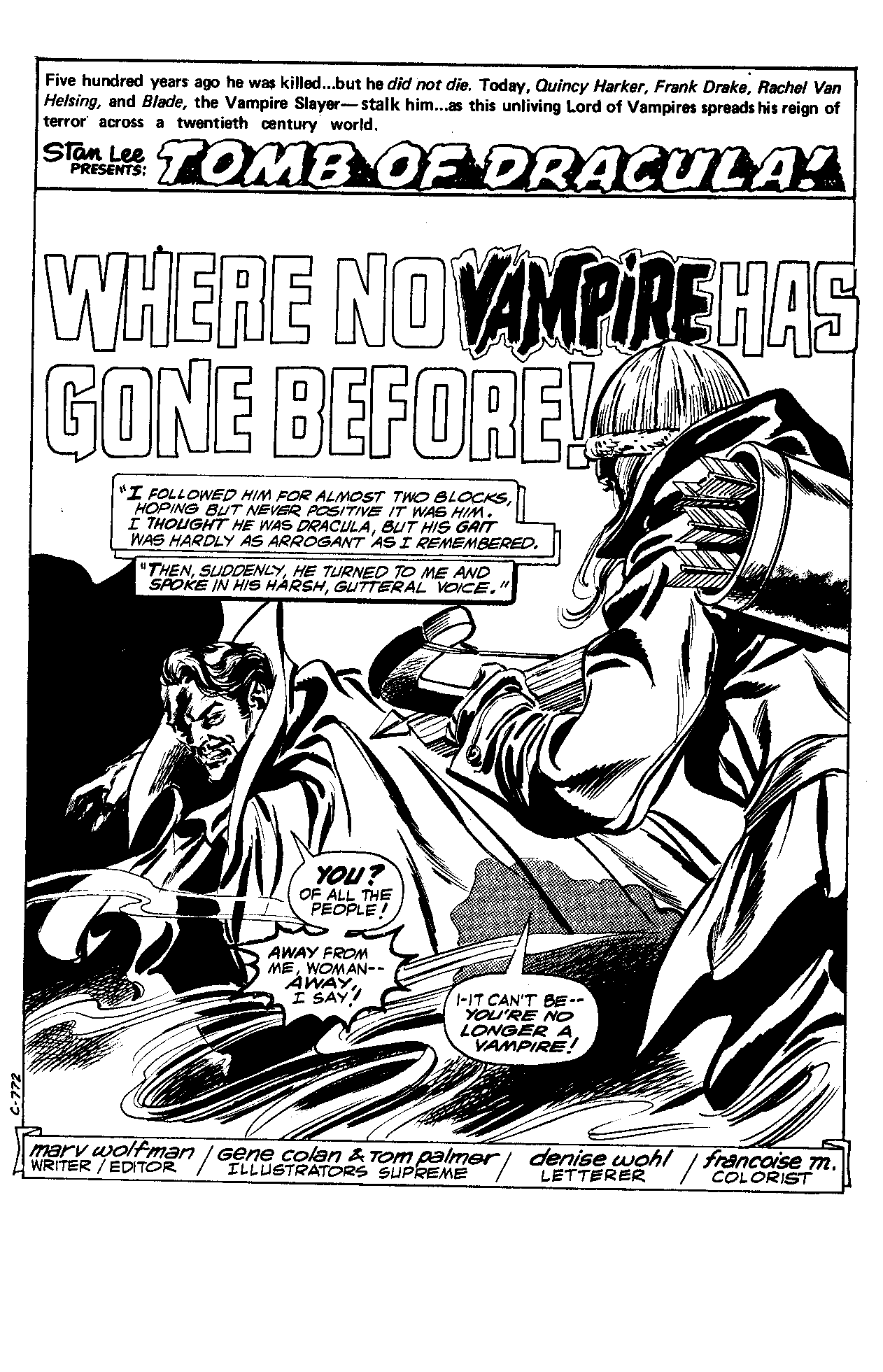 Read online Essential The Tomb of Dracula comic -  Issue # TPB 3 (Part 3) - 81