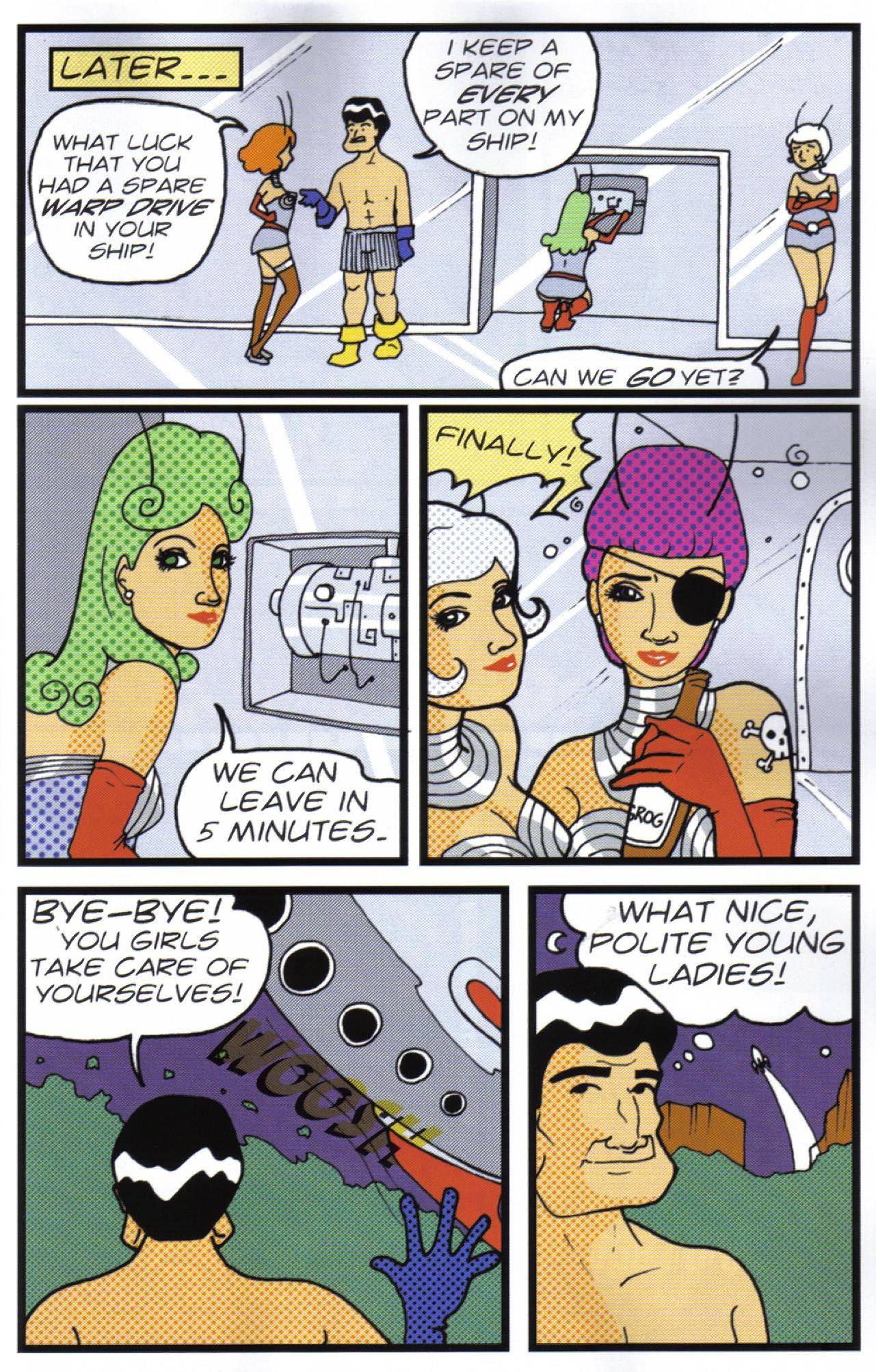 Read online I Was Kidnapped By Lesbian Pirates From Outer Space comic -  Issue #3 - 23