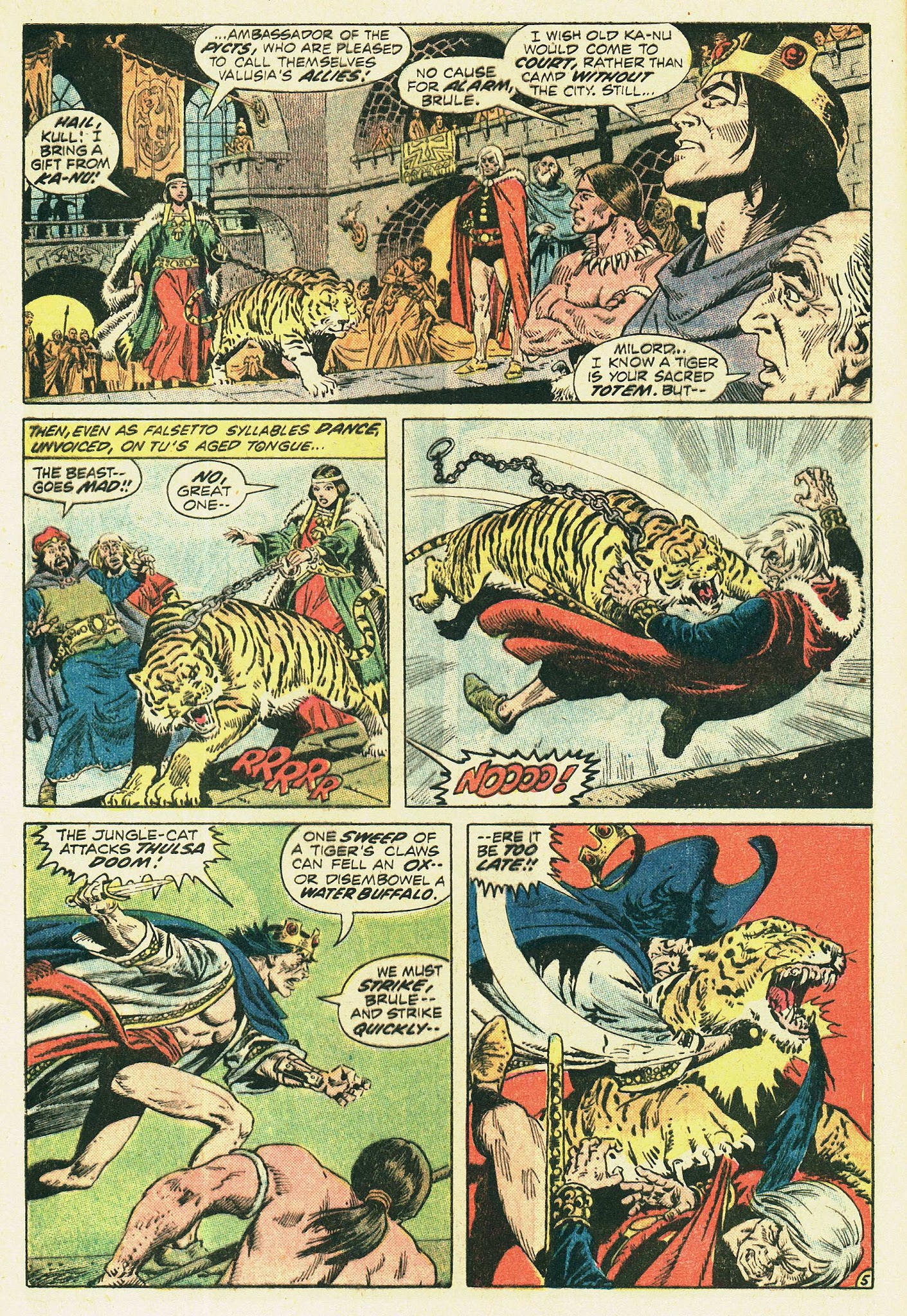 Read online Kull, the Conqueror (1971) comic -  Issue #3 - 6