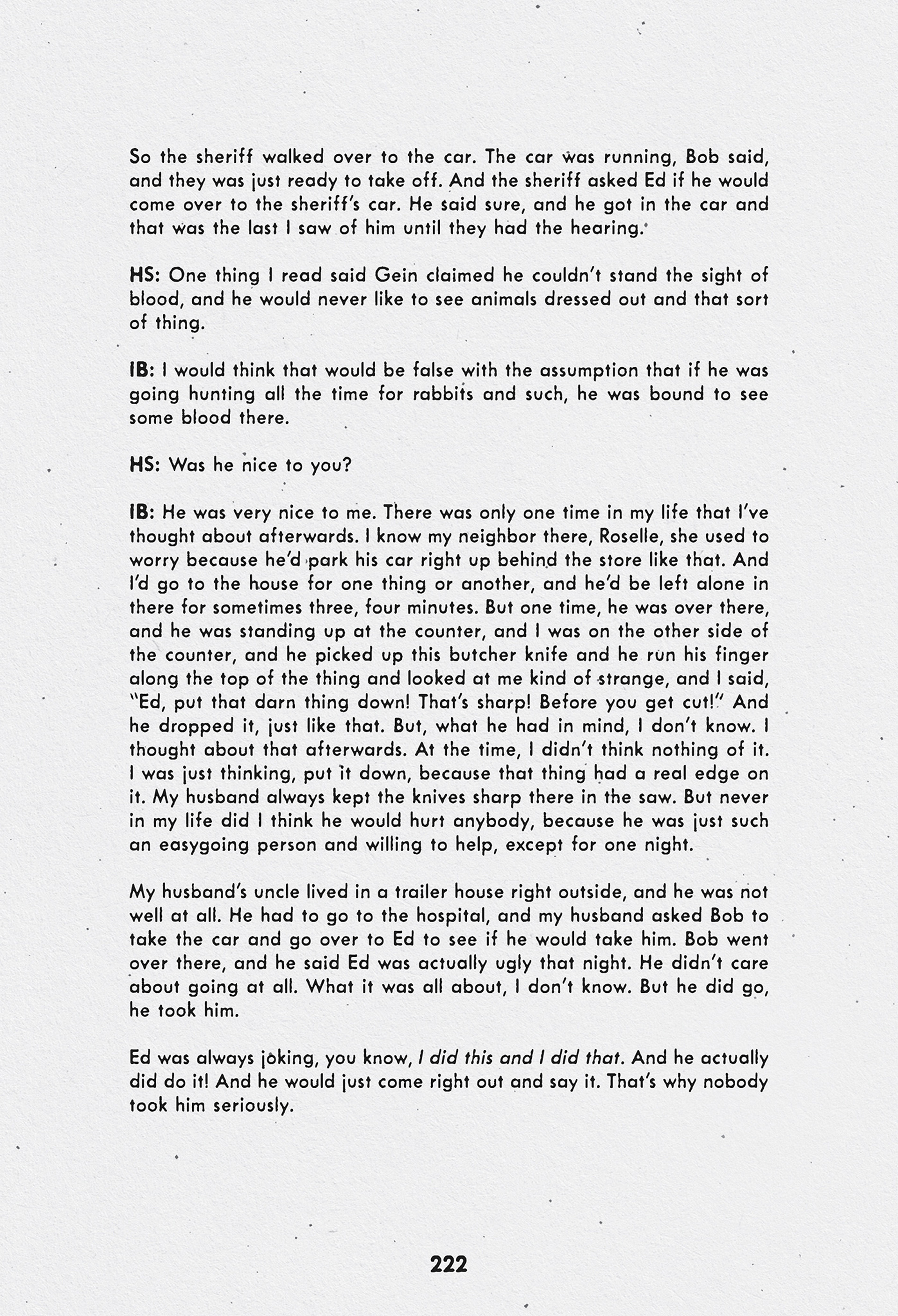 Read online Did You Hear What Eddie Gein Done? comic -  Issue # TPB (Part 2) - 115