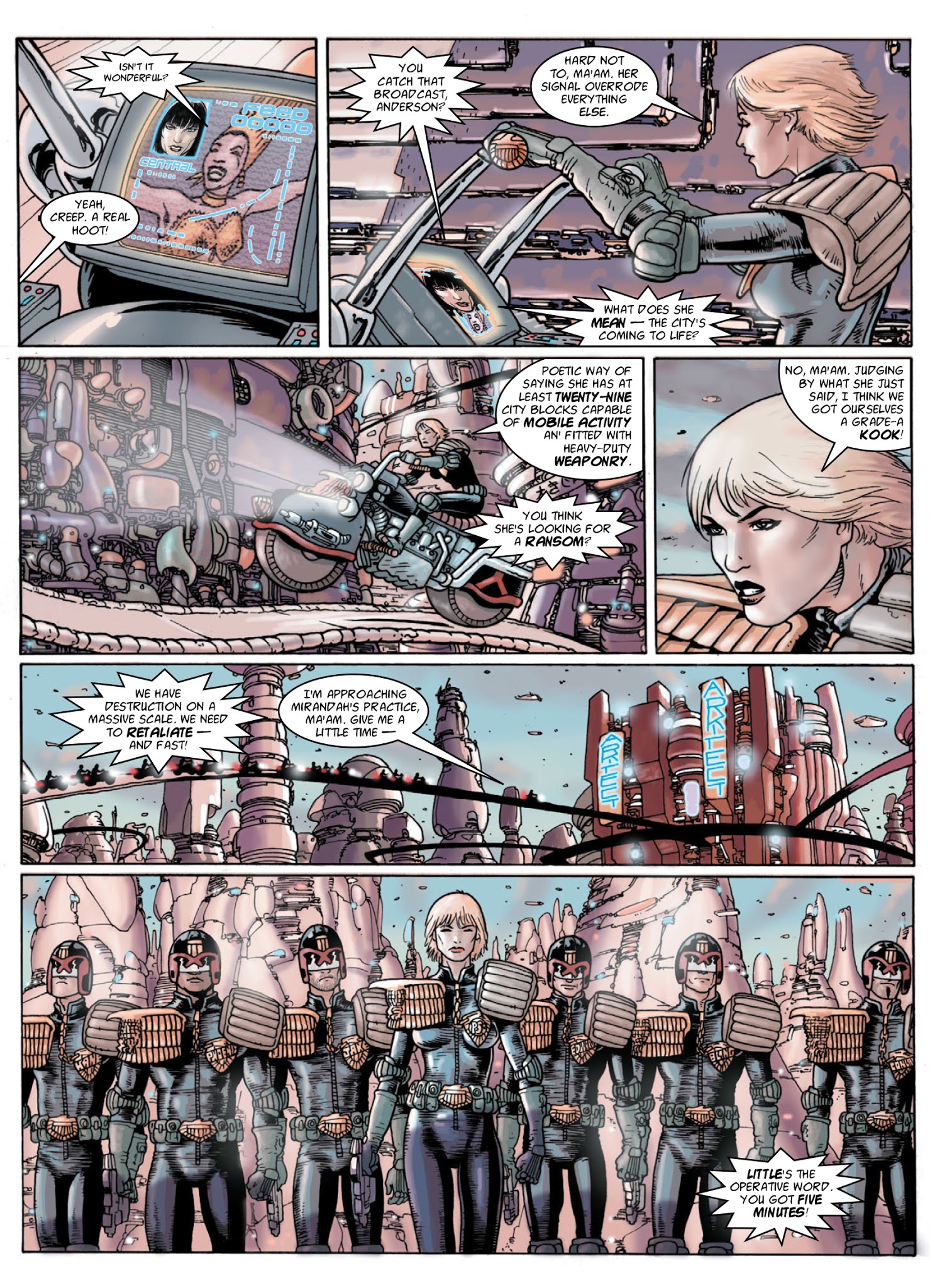 Read online Judge Anderson: The Psi Files comic -  Issue # TPB 5 - 60