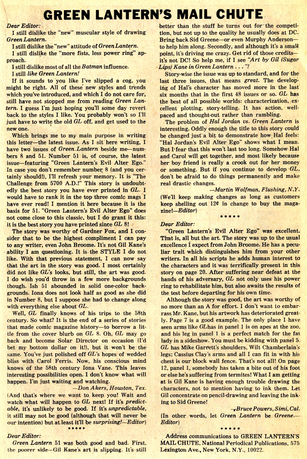 Green Lantern (1960) Issue #54 #57 - English 15