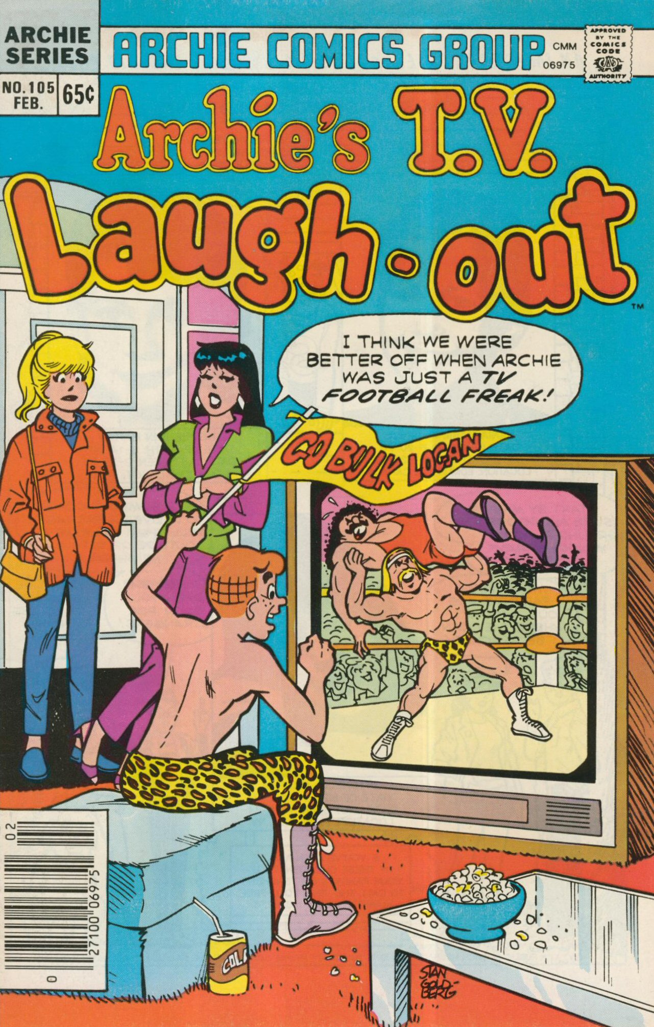 Read online Archie's TV Laugh-Out comic -  Issue #105 - 1