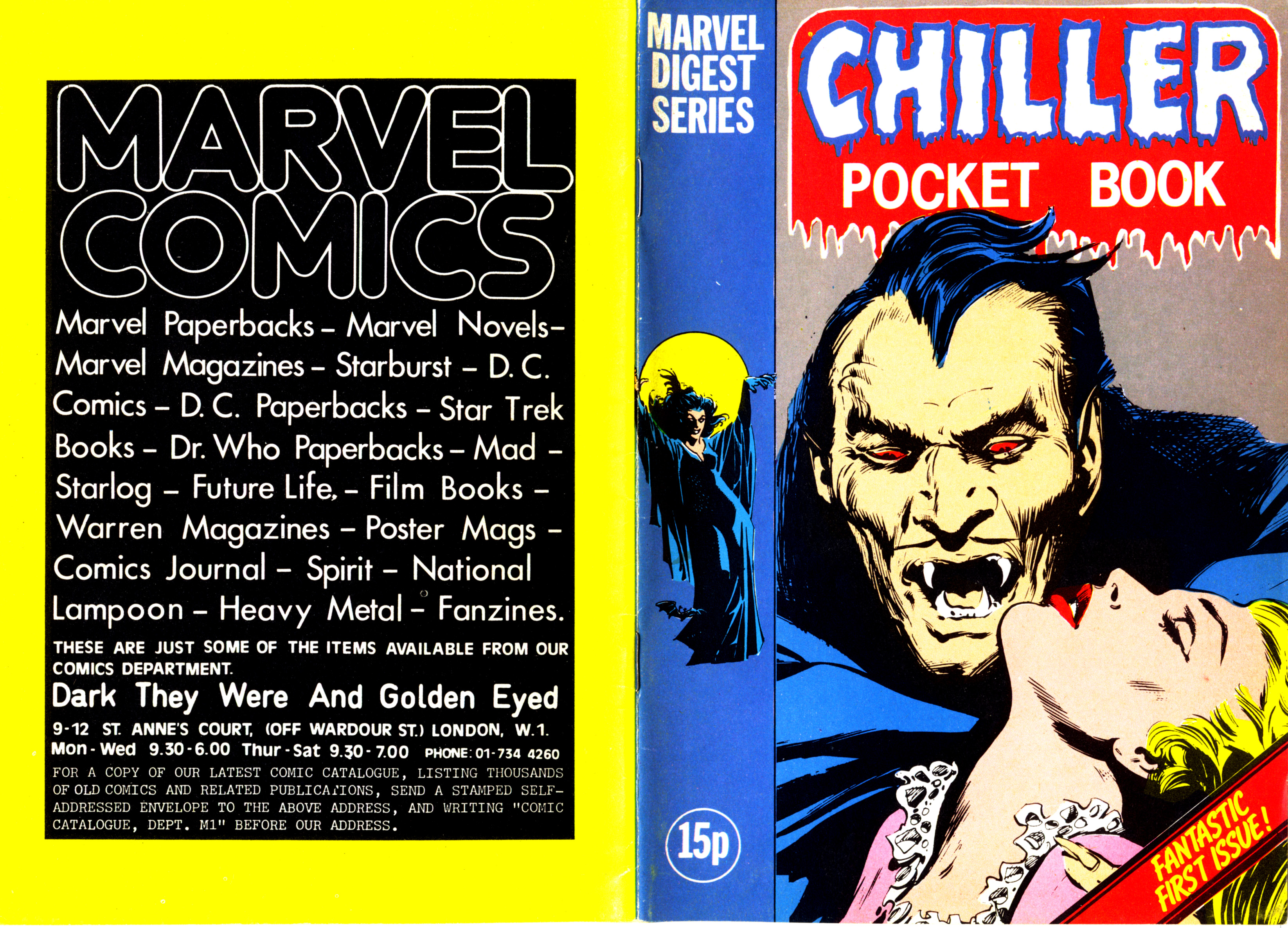 Read online Chiller Pocket Book comic -  Issue #1 - 1