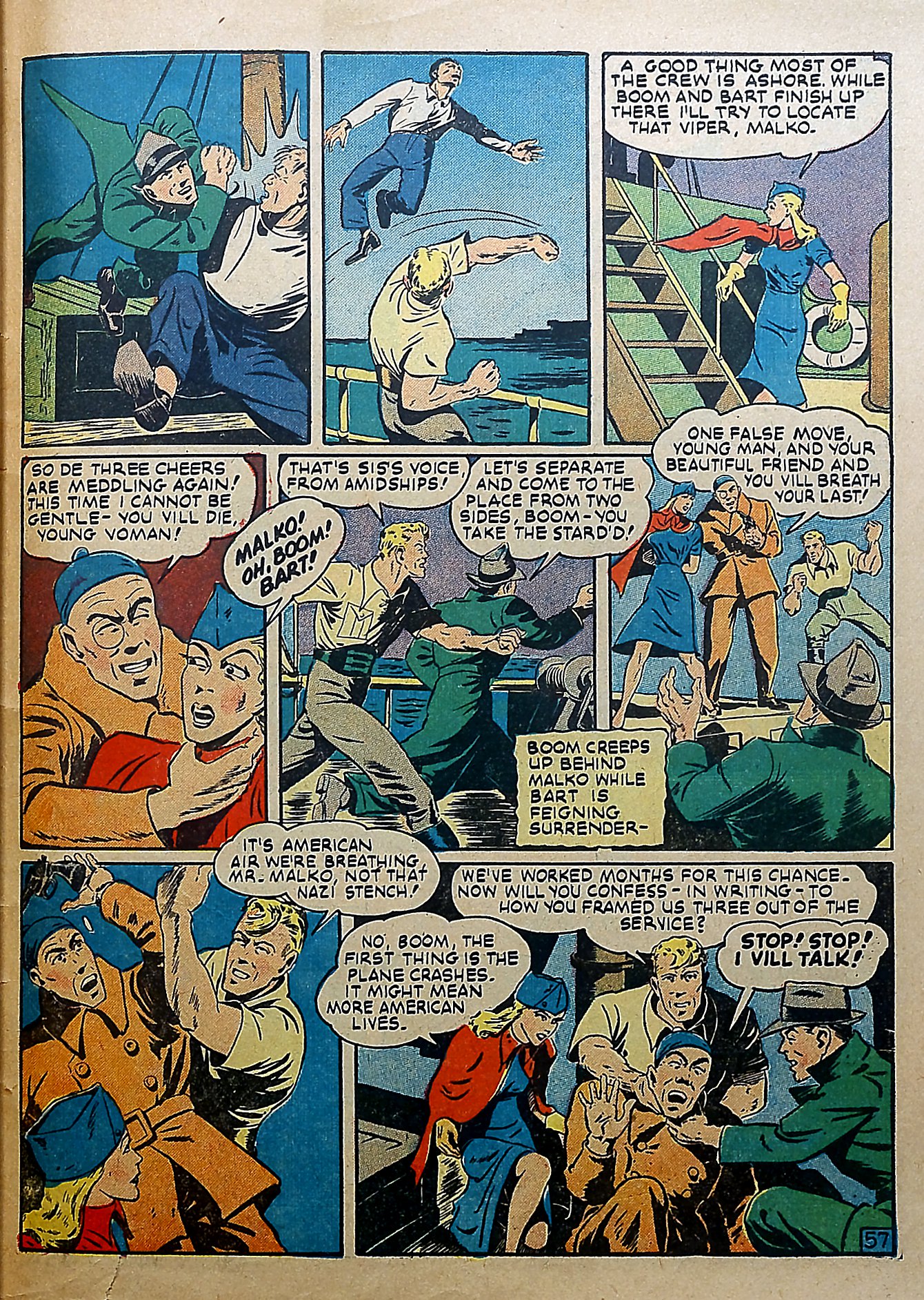 Read online Our Flag Comics comic -  Issue #5 - 54