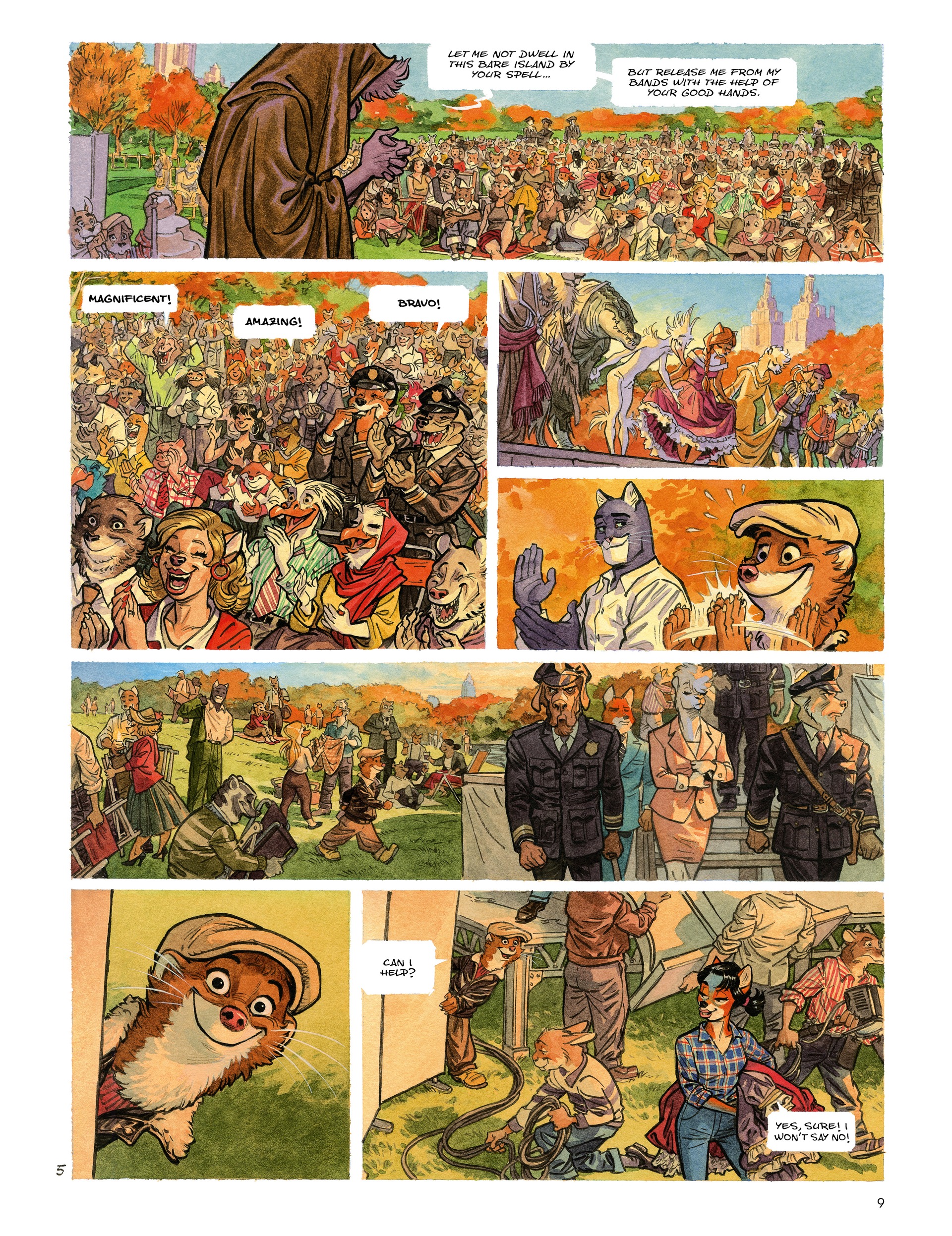 Read online Blacksad: They All Fall Down · Part One comic -  Issue # TPB - 11