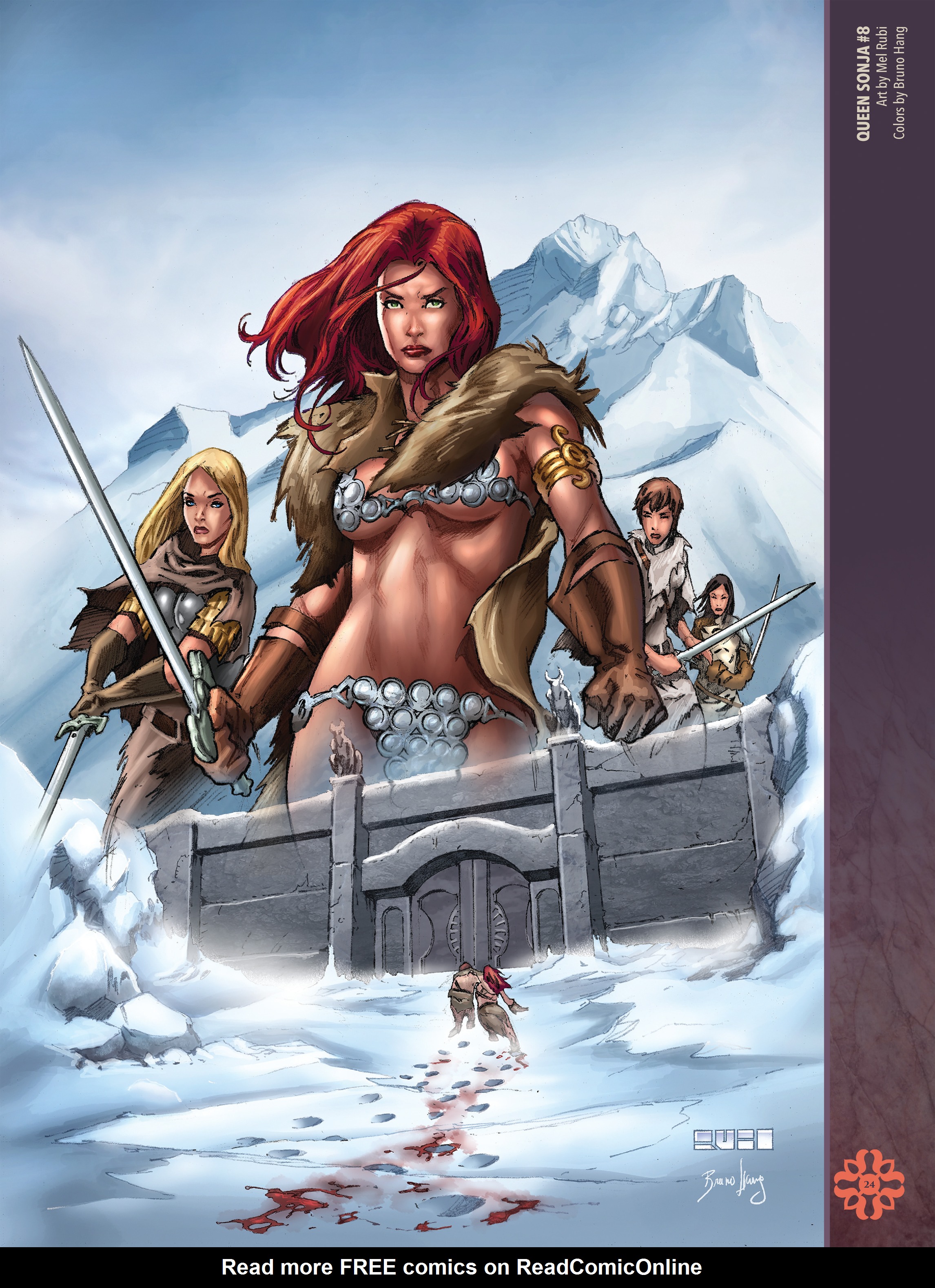 Read online The Art of Red Sonja comic -  Issue # TPB 2 (Part 1) - 24